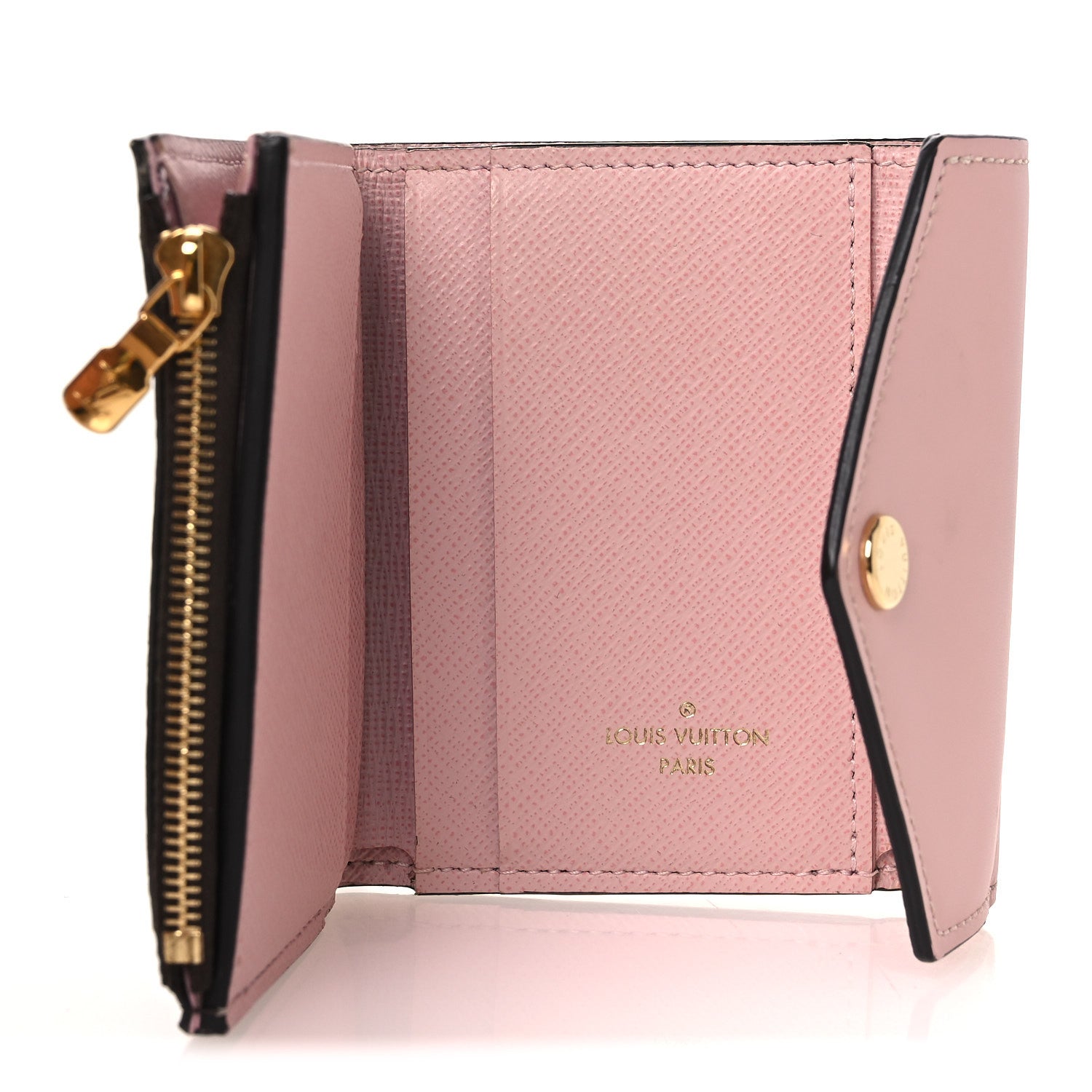 Louis Vuitton Monogram Zoe Wallet Rose Ballerine