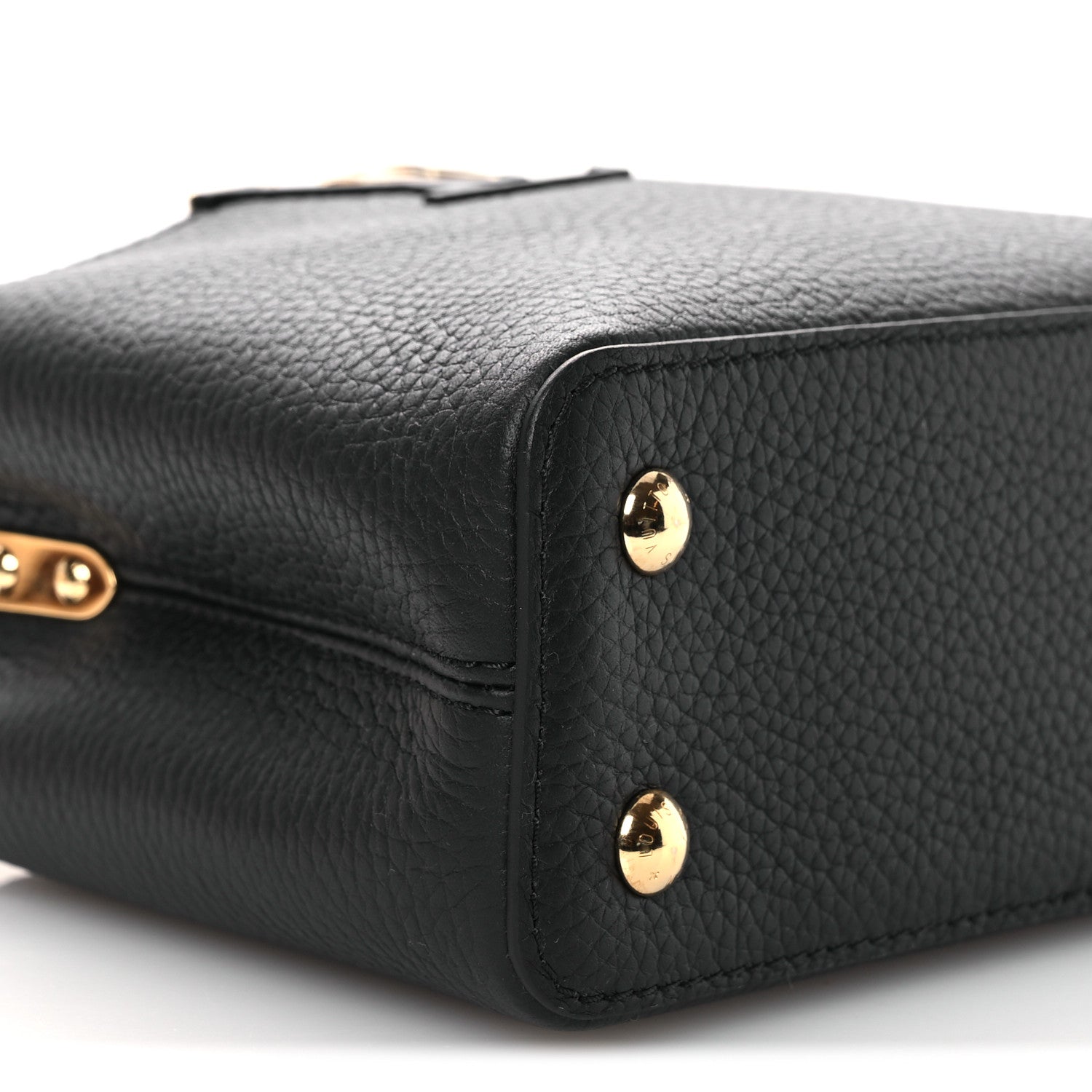 Louis Vuitton Taurillon Mini Capucines Black