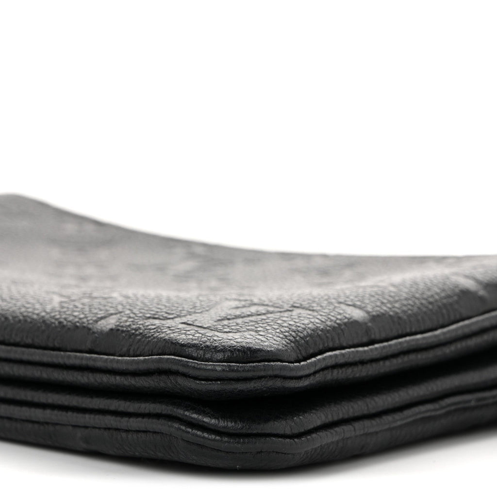 Louis Vuitton Empreinte Double Zip Pochette Black