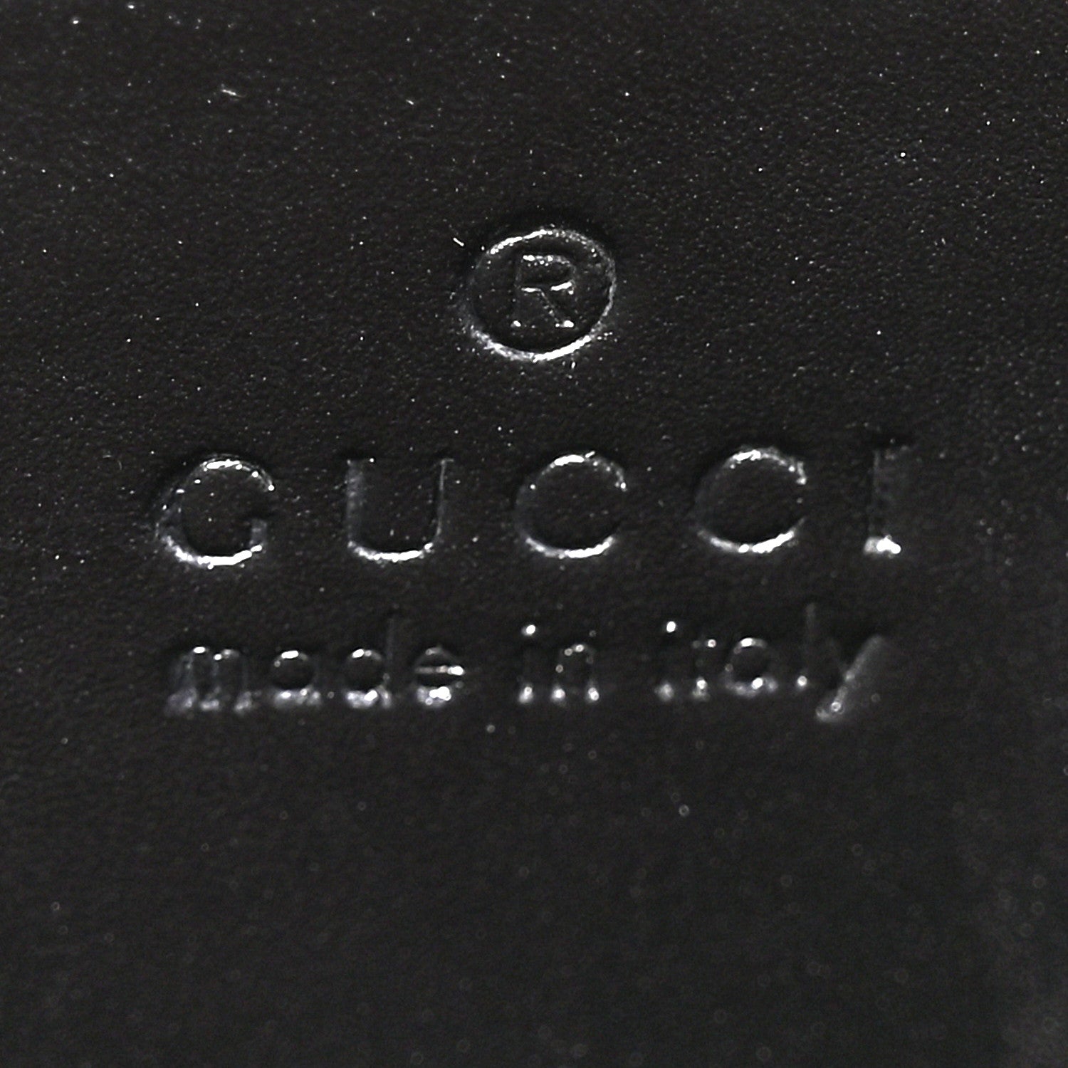 Gucci Calfskin Crocodile GG Double Buckle Medium Messenger Bag Black