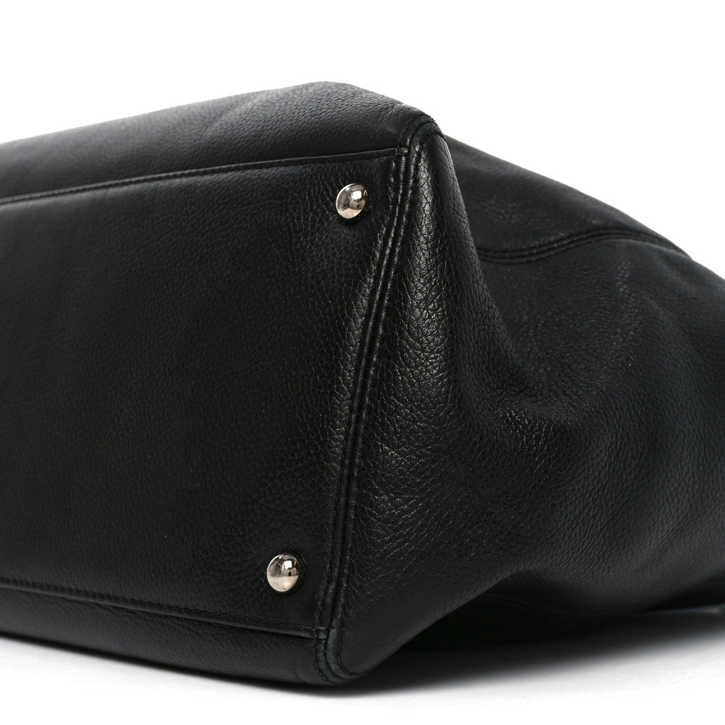 Chanel Calfskin Cerf Shopper Tote Black