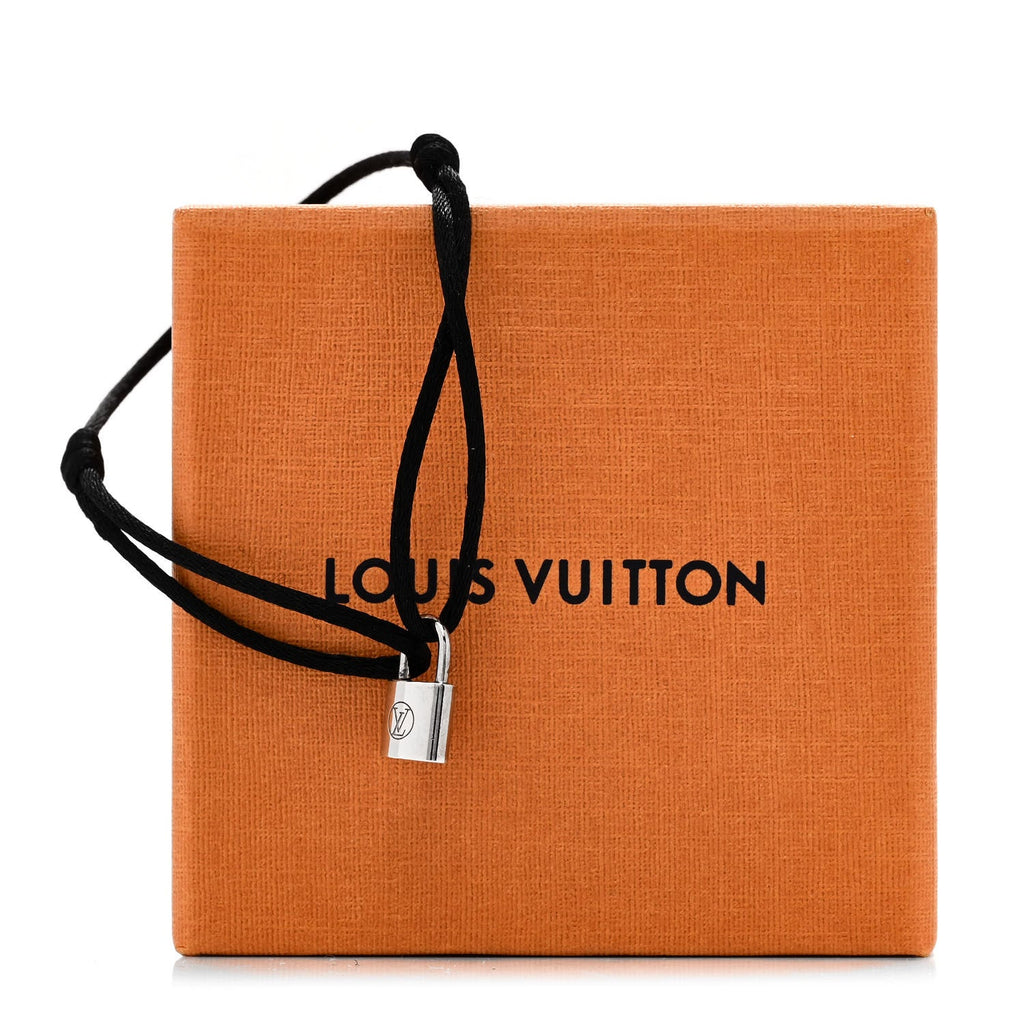 Louis Vuitton X UNICEF Sterling Silver Lockit Bracelet Black