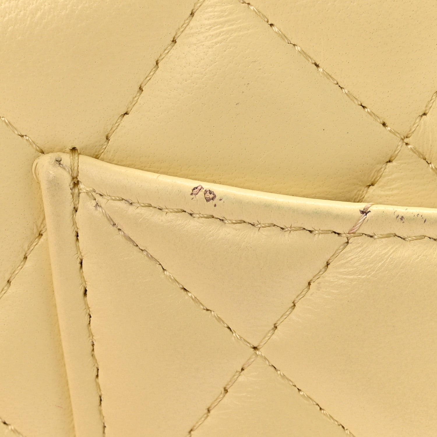 Chanel Lambskin Quilted Sweet Camellia Wallet on Chain WOC Yellow