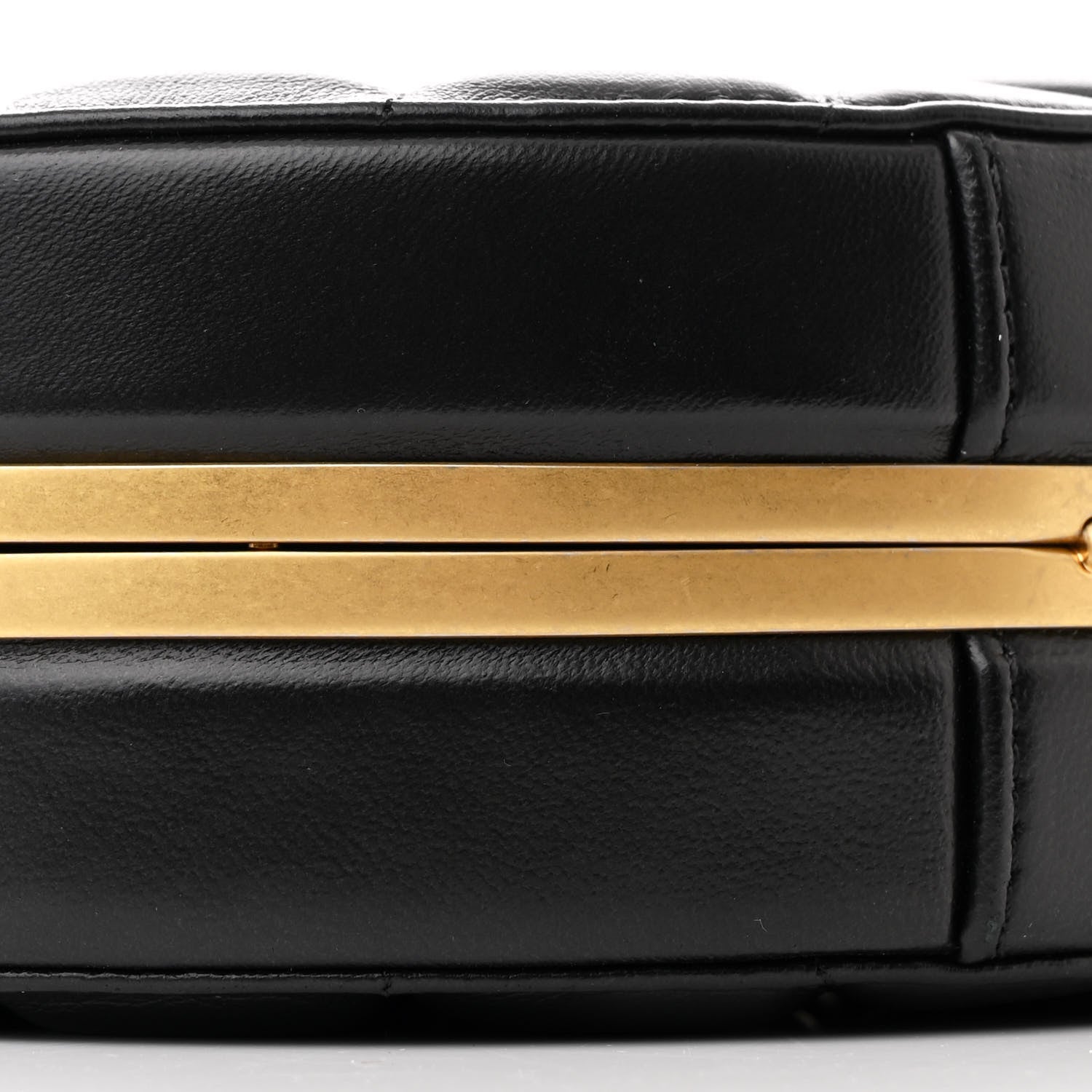 Chanel Lambskin Round Clutch With Chain Black
