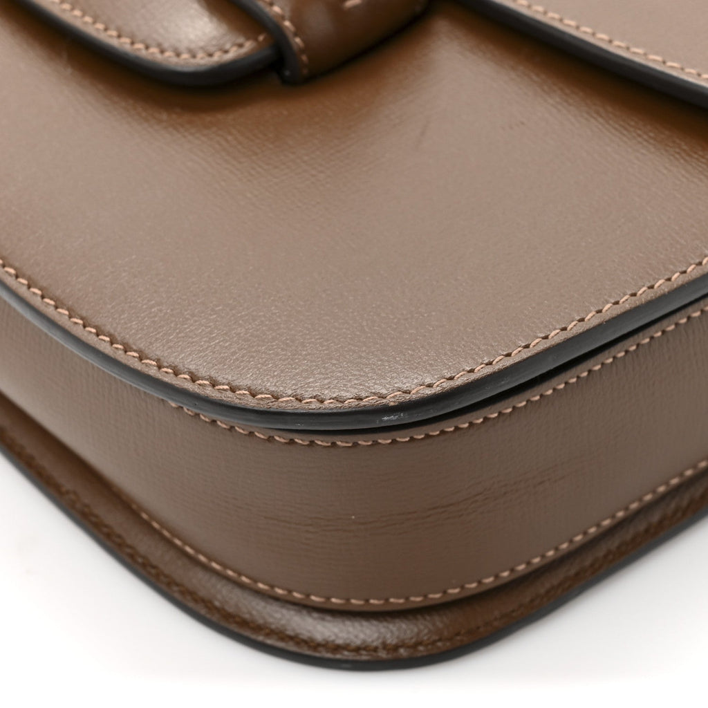 Gucci Azalea Calfskin Horsebit 1955 Shoulder Bag Brown Sugar