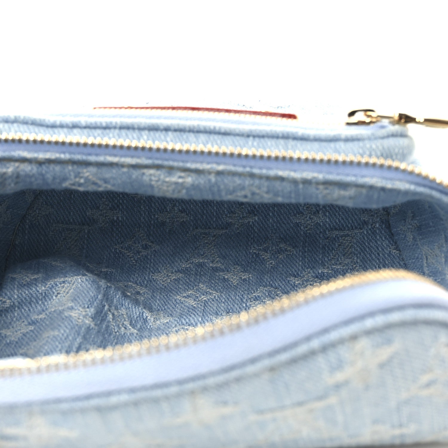 Louis Vuitton Monogram Denim Mini Bumbag Sky Blue