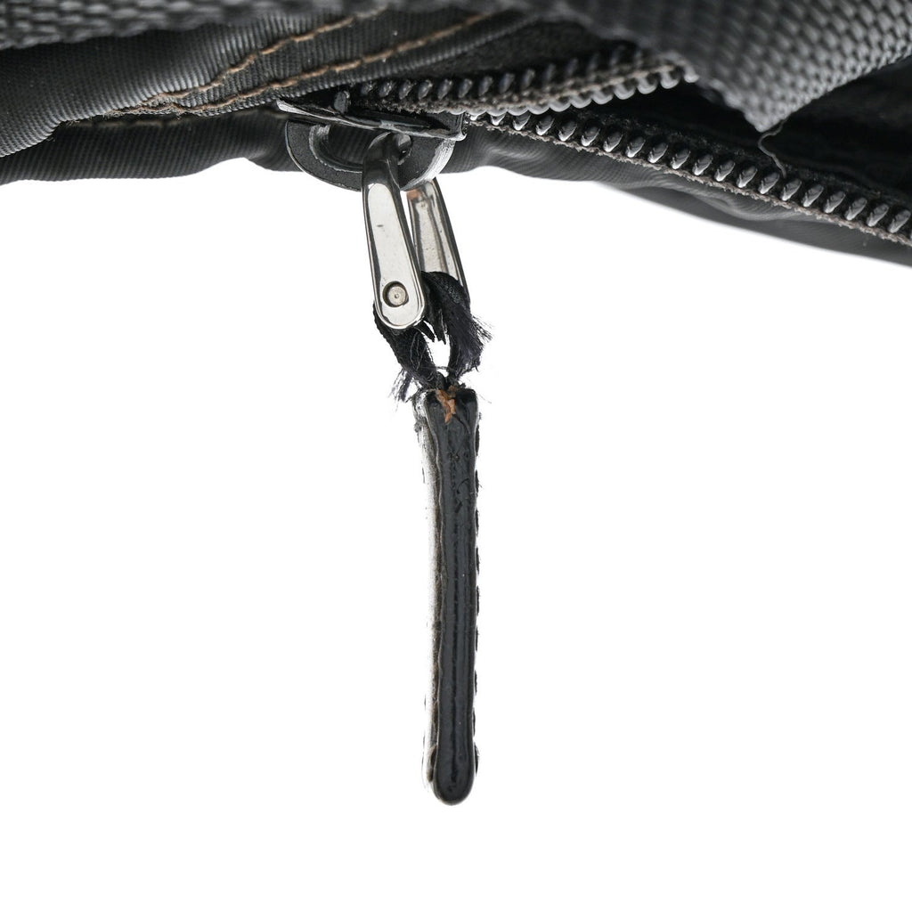Prada Tessuto Nylon Triangle Shoulder Bag Black
