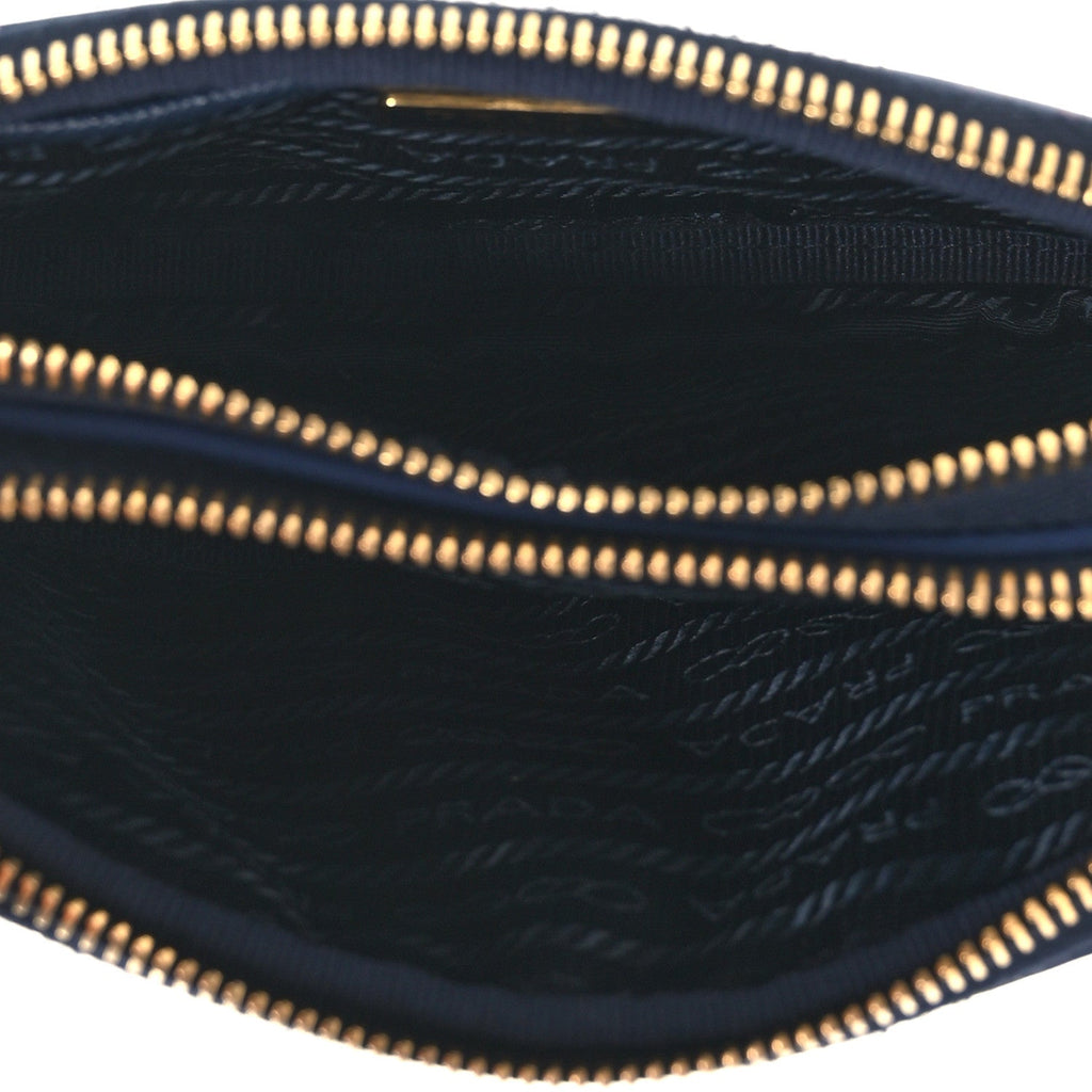Prada Tessuto Nylon Saffiano Mini Camera Crossbody Royal