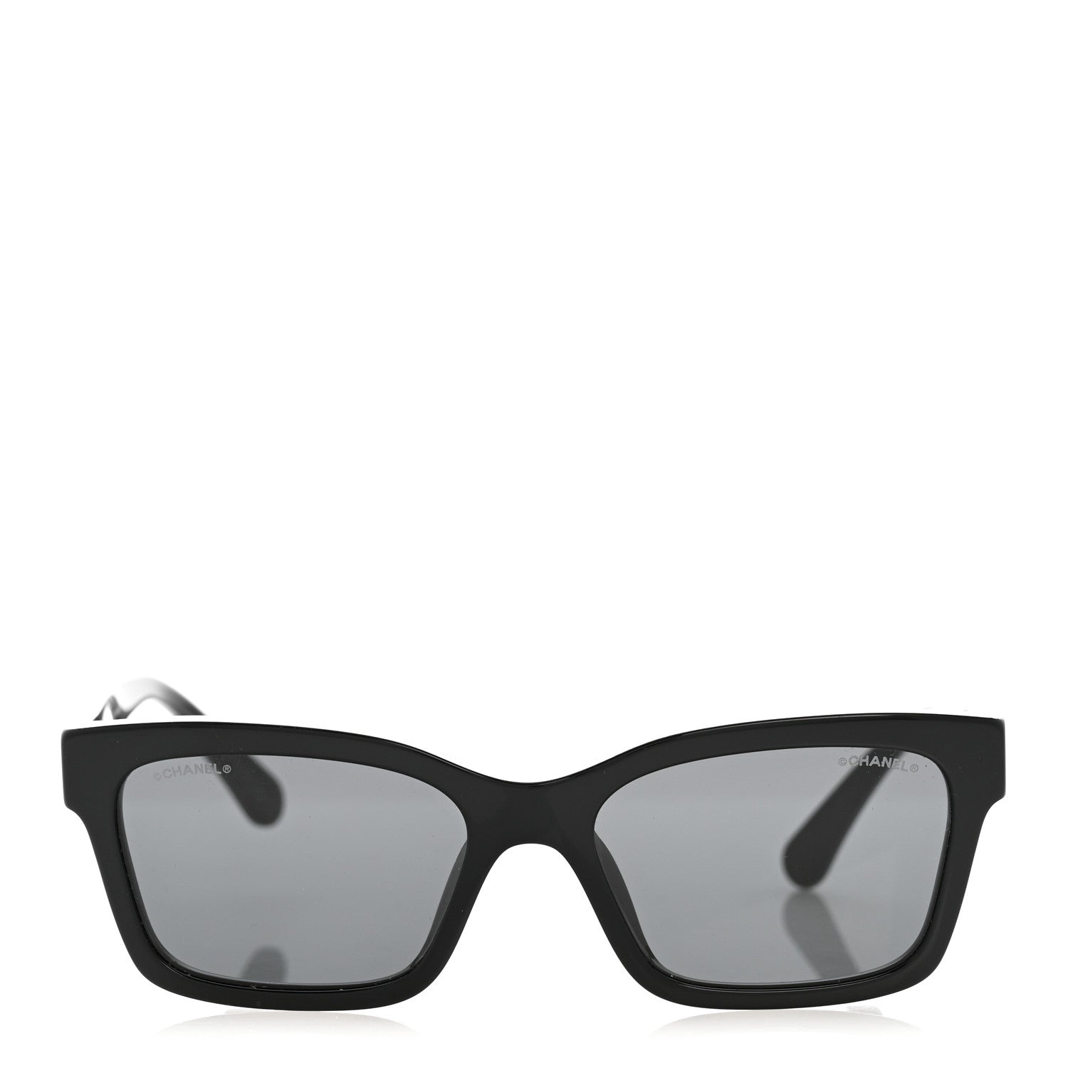 Acetate Polarized Square Sunglasses 5417-A Black