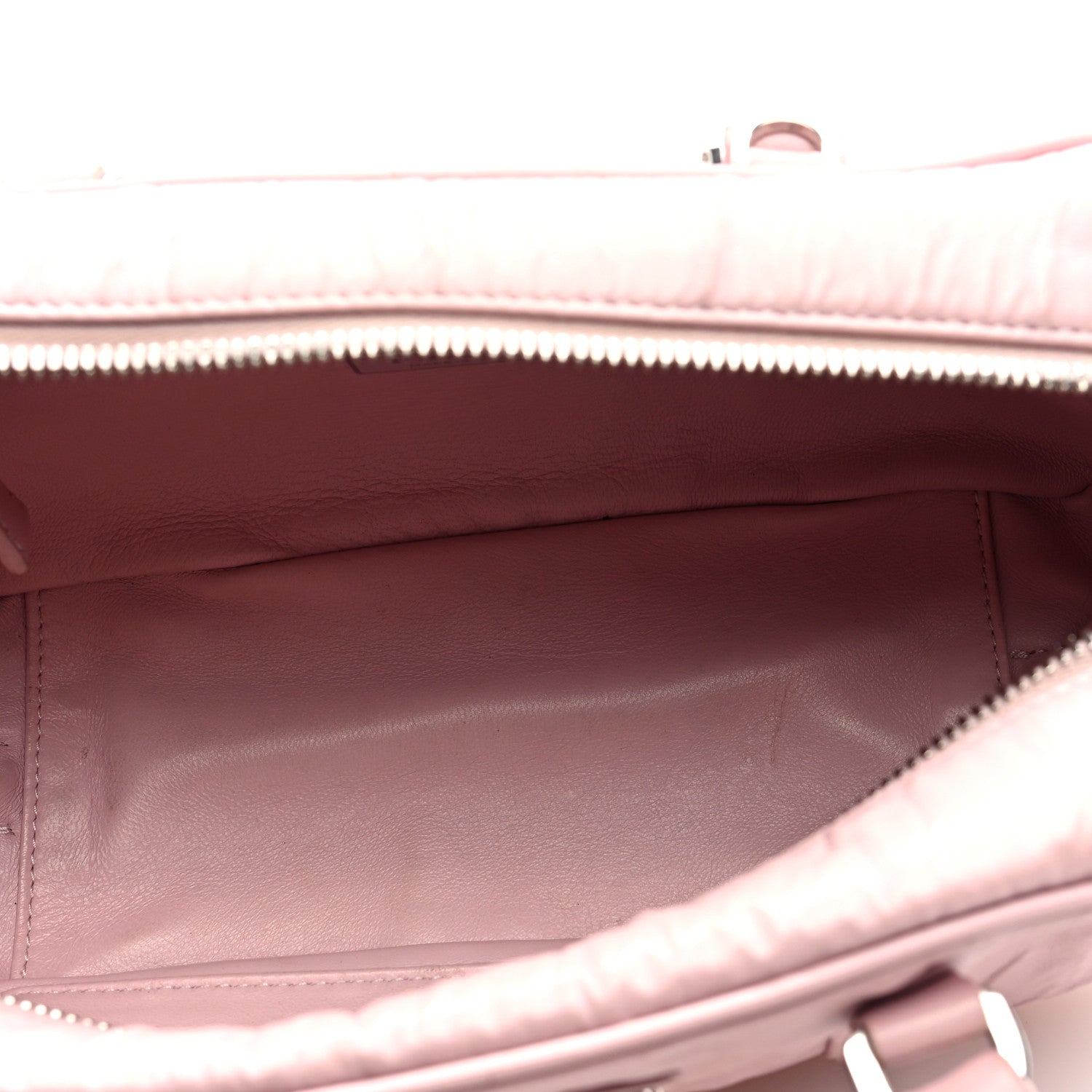 Prada Nappa Antique Small Re-Edition 2001 Two Handle Crossbody Bag Alabastro