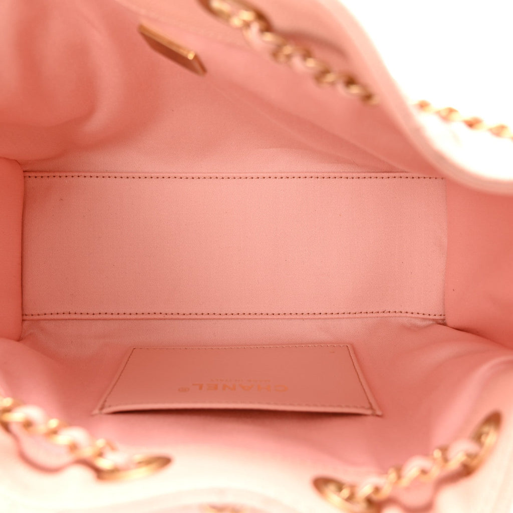 Chanel Caviar Quilted Mini Chanel 25 Handbag Light Pink