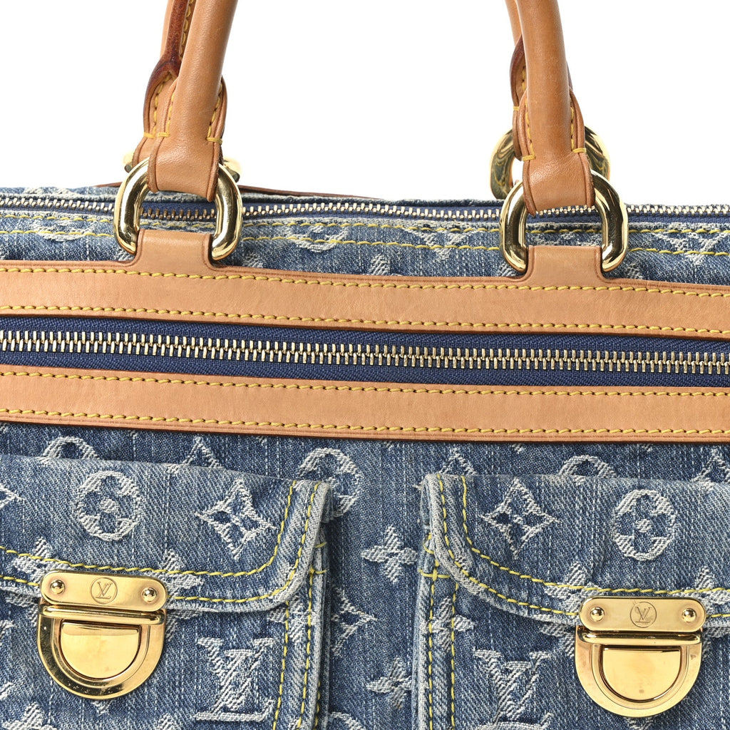 Louis Vuitton Monogram Denim Neo Speedy Blue