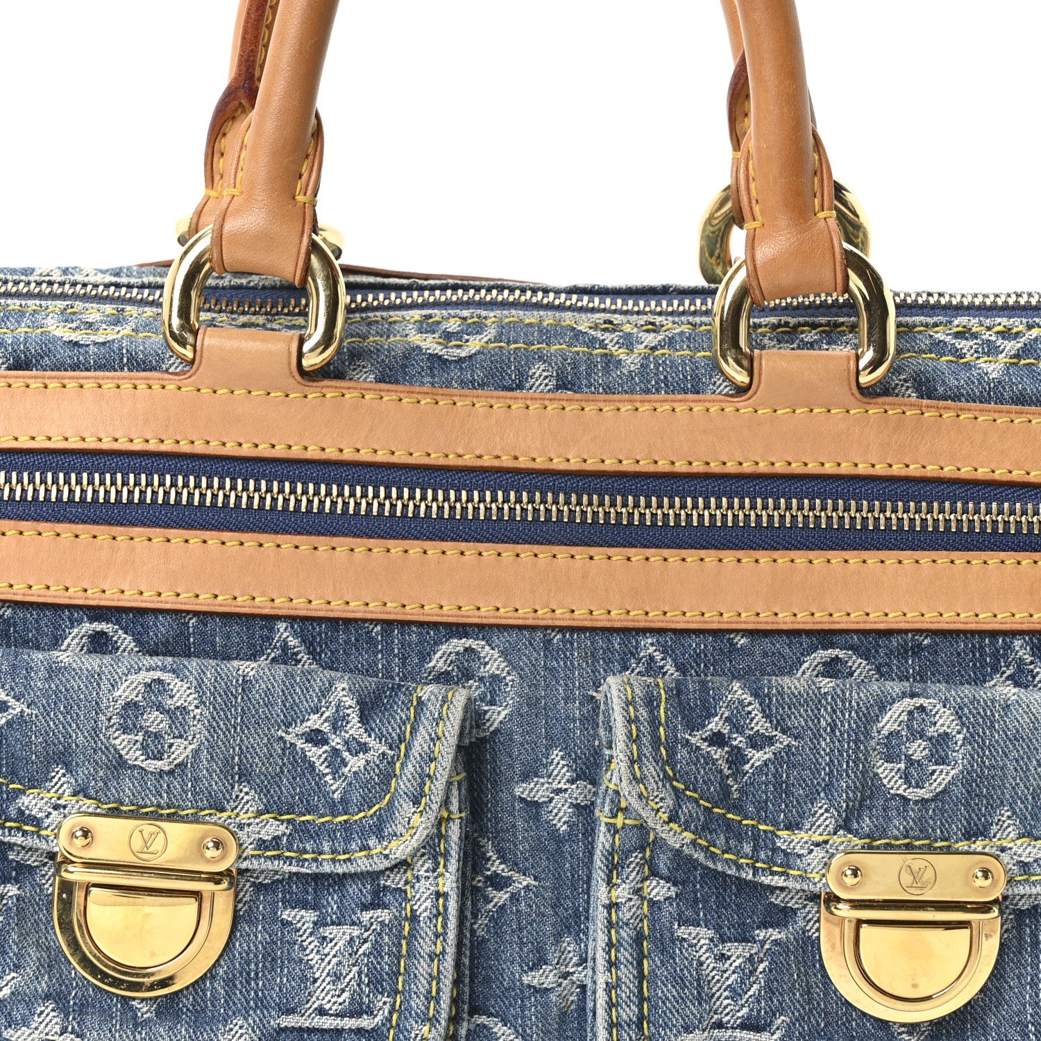Louis Vuitton Monogram Denim Neo Speedy Blue