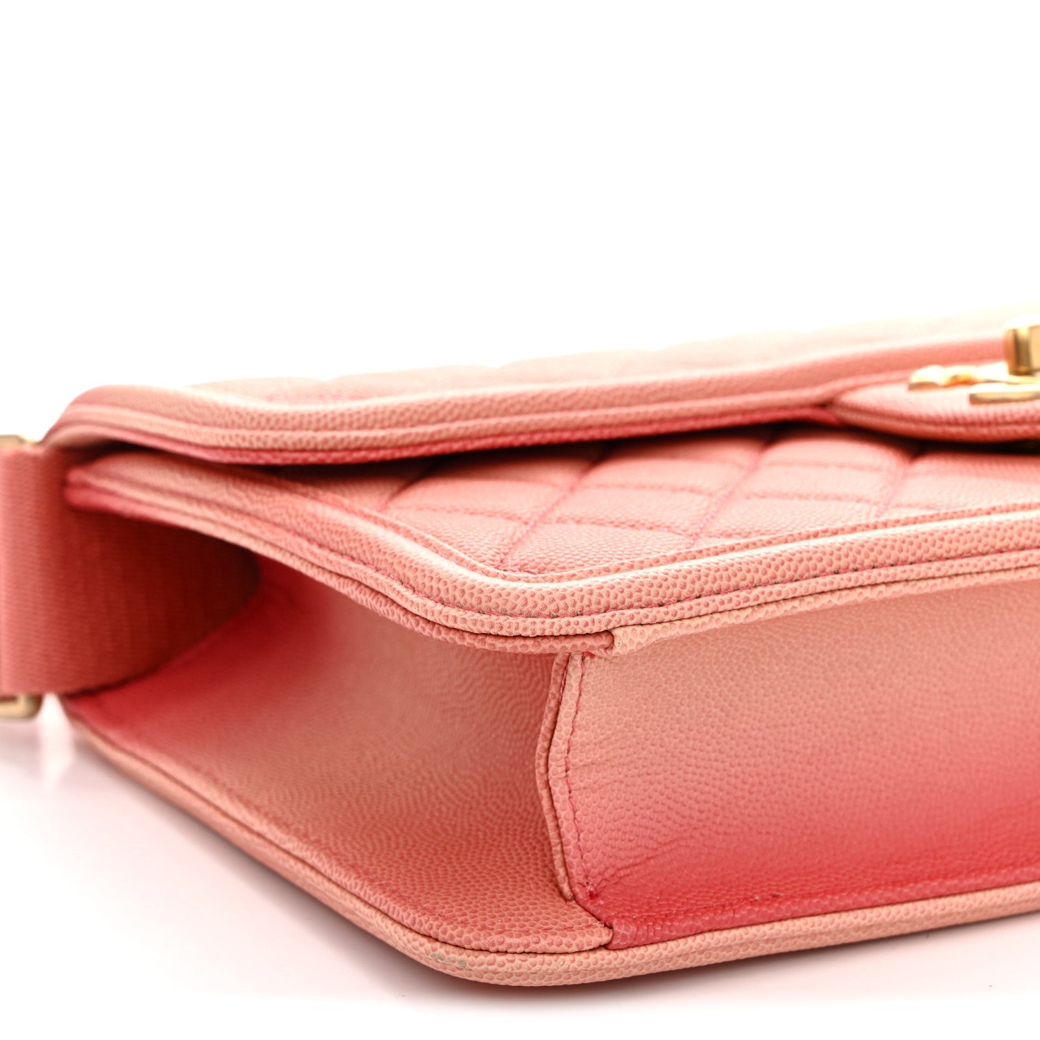 Chanel Caviar Quilted Medium Sunset On The Sea Flap Coral