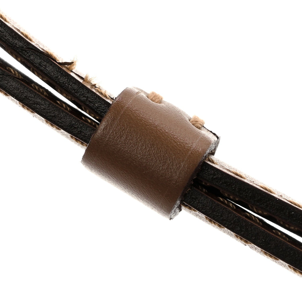 Louis Vuitton Calfskin 16mm Adjustable Shoulder Strap Brown Brown