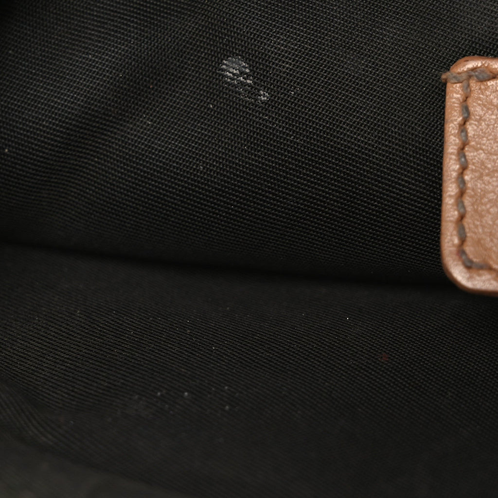 Christian Dior Monogram Mini Saddle Pochette Brown