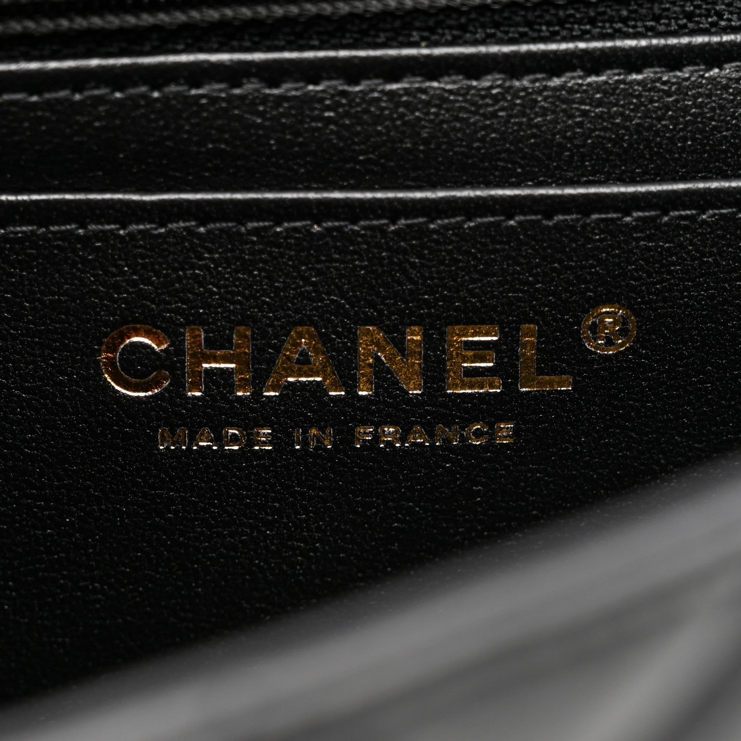 Chanel Lambskin Quilted Mini Rectangular Flap Black