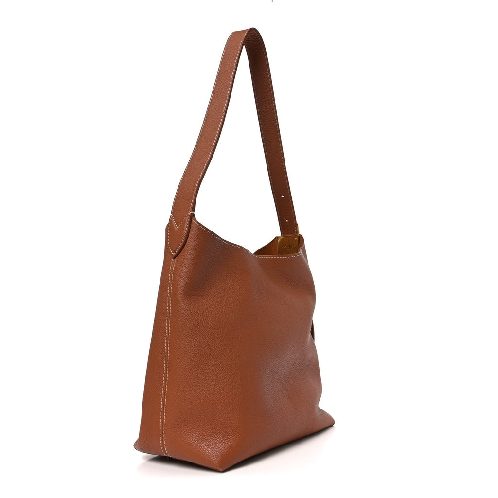 Louis Vuitton Grained Calfskin Low Key Hobo PM Cognac
