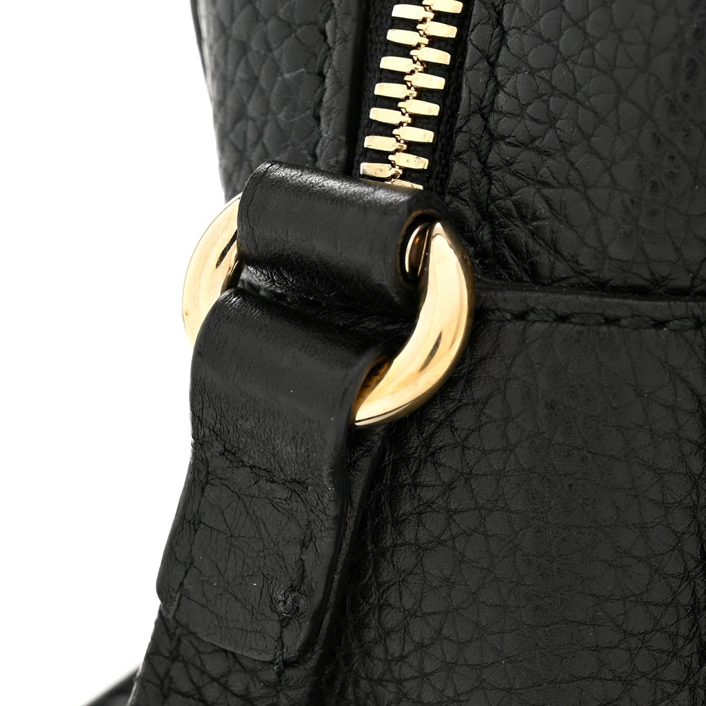Gucci Pebbled Calfskin Small Soho Disco Bag Black
