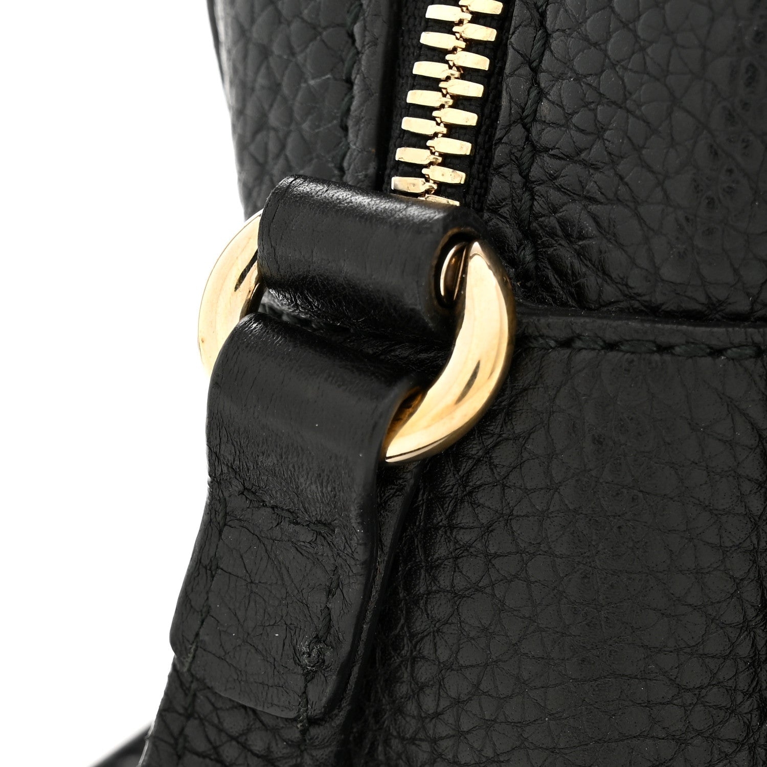 Gucci Pebbled Calfskin Small Soho Disco Bag Black