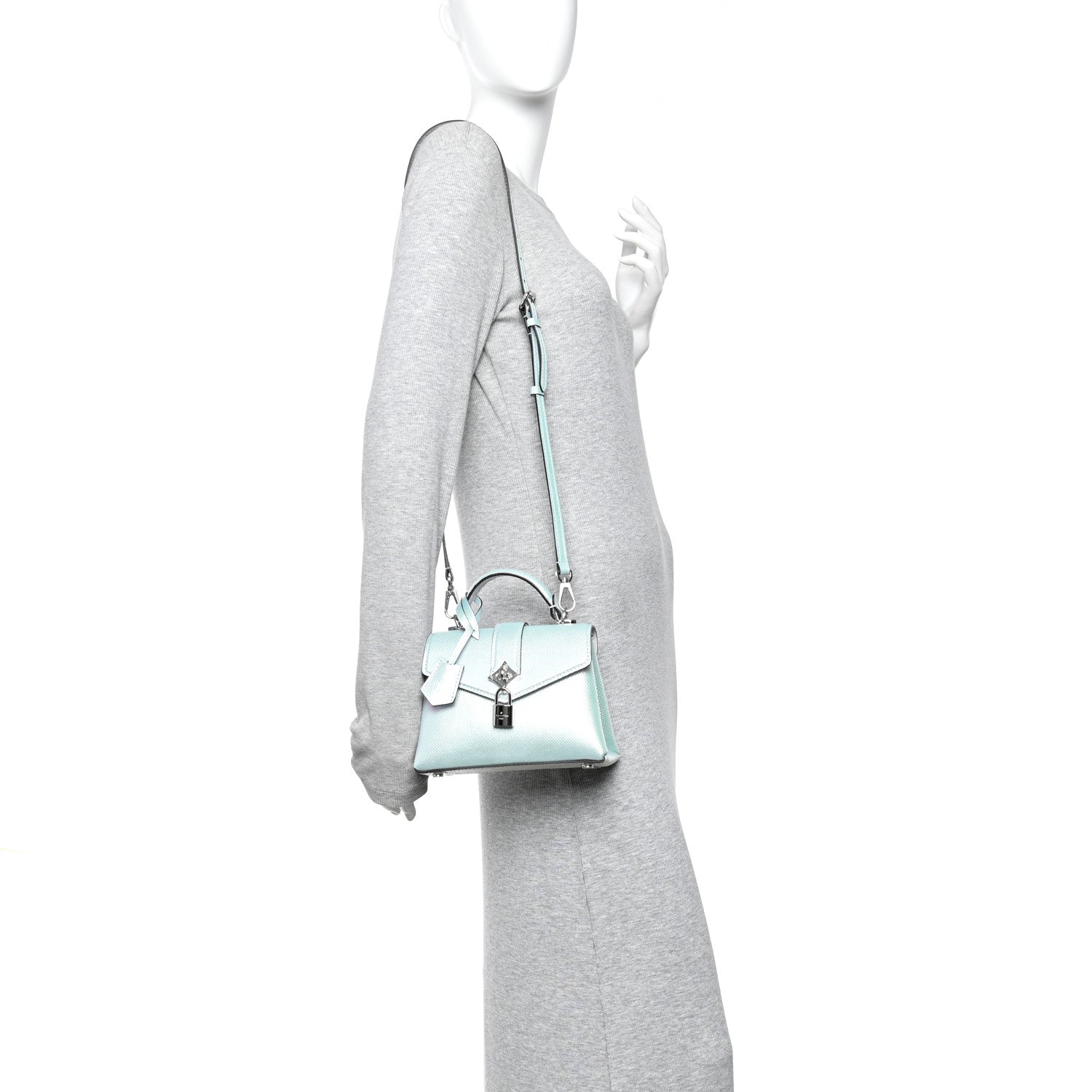 Louis Vuitton Lizard Rose Des Vents Mini Bleu Celeste