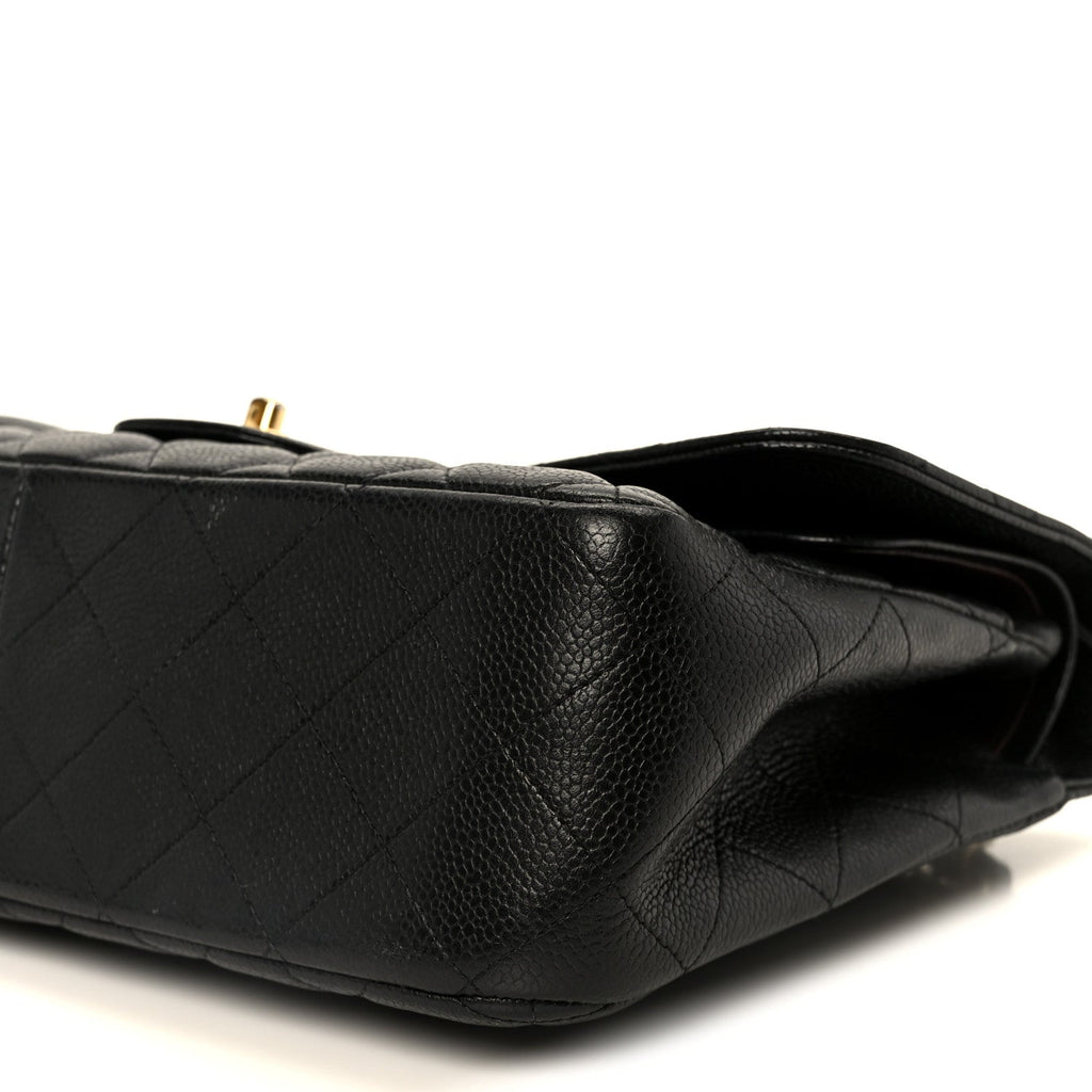 Chanel Caviar Quilted Jumbo Double Flap Black