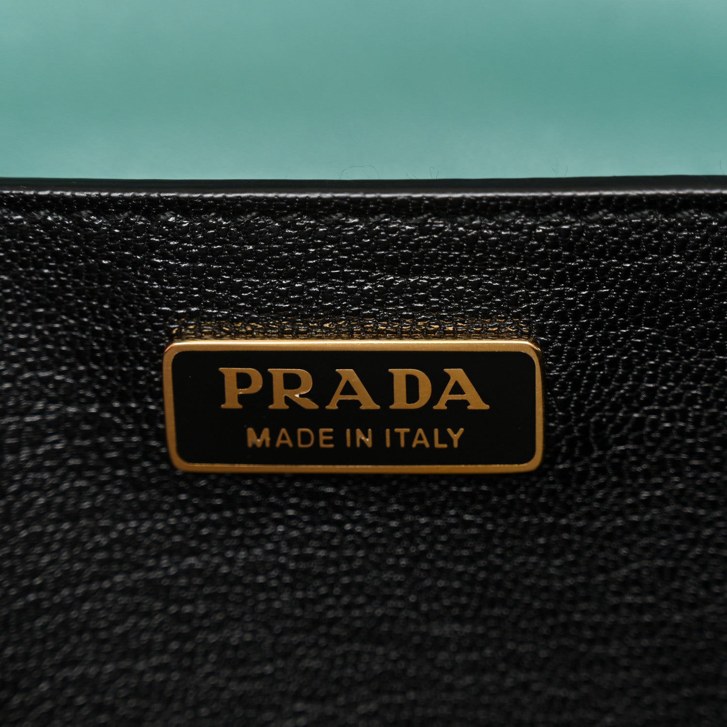 Prada City Calf Saffiano Cahier Bag Biliardo Black