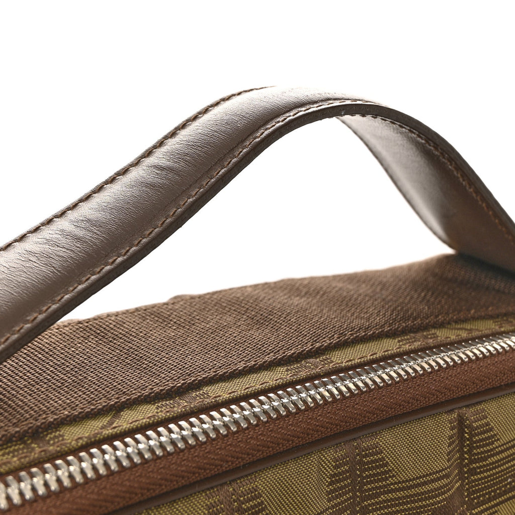 Chanel Nylon Travel Laptop Briefcase Khaki