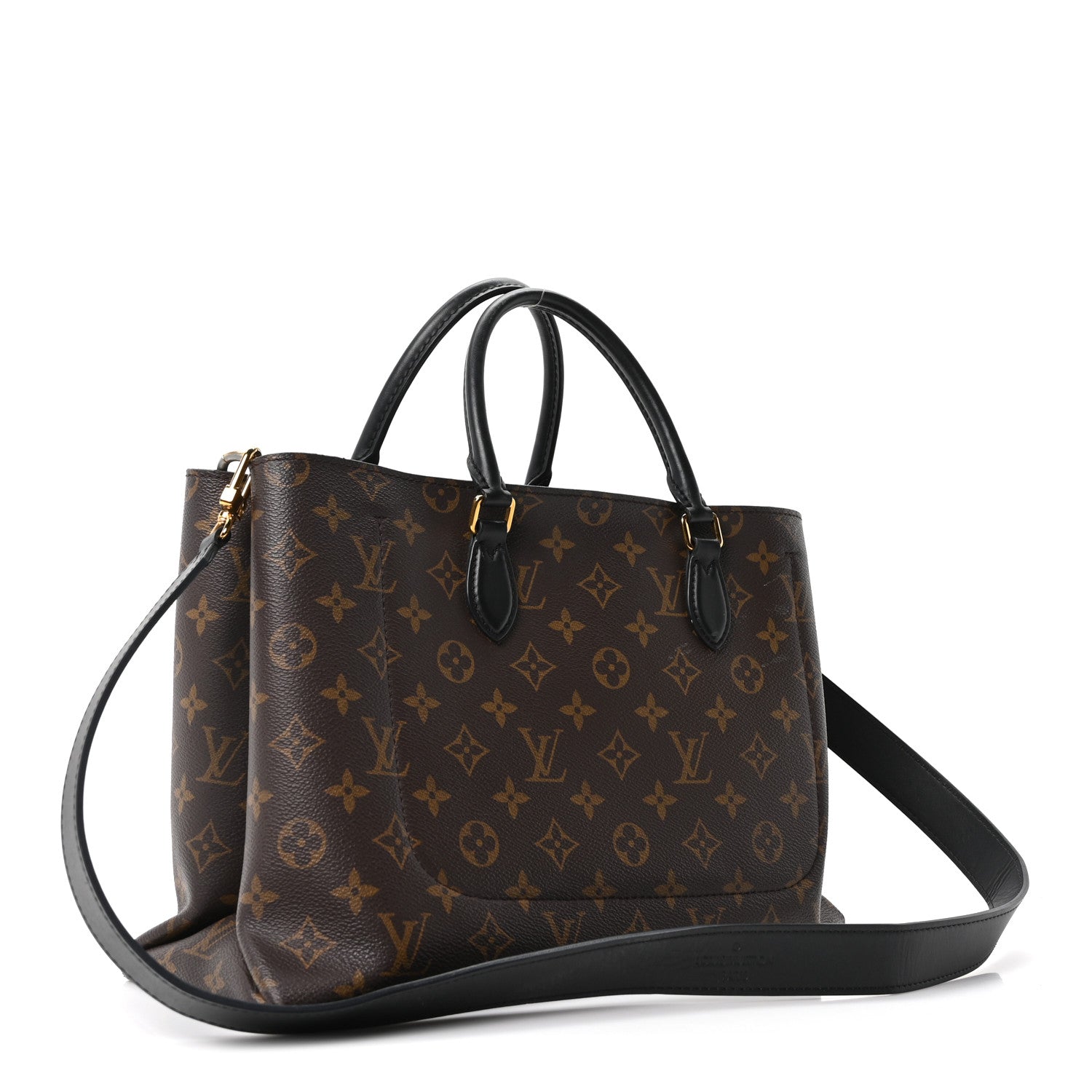 Louis Vuitton Monogram Flower Tote Black