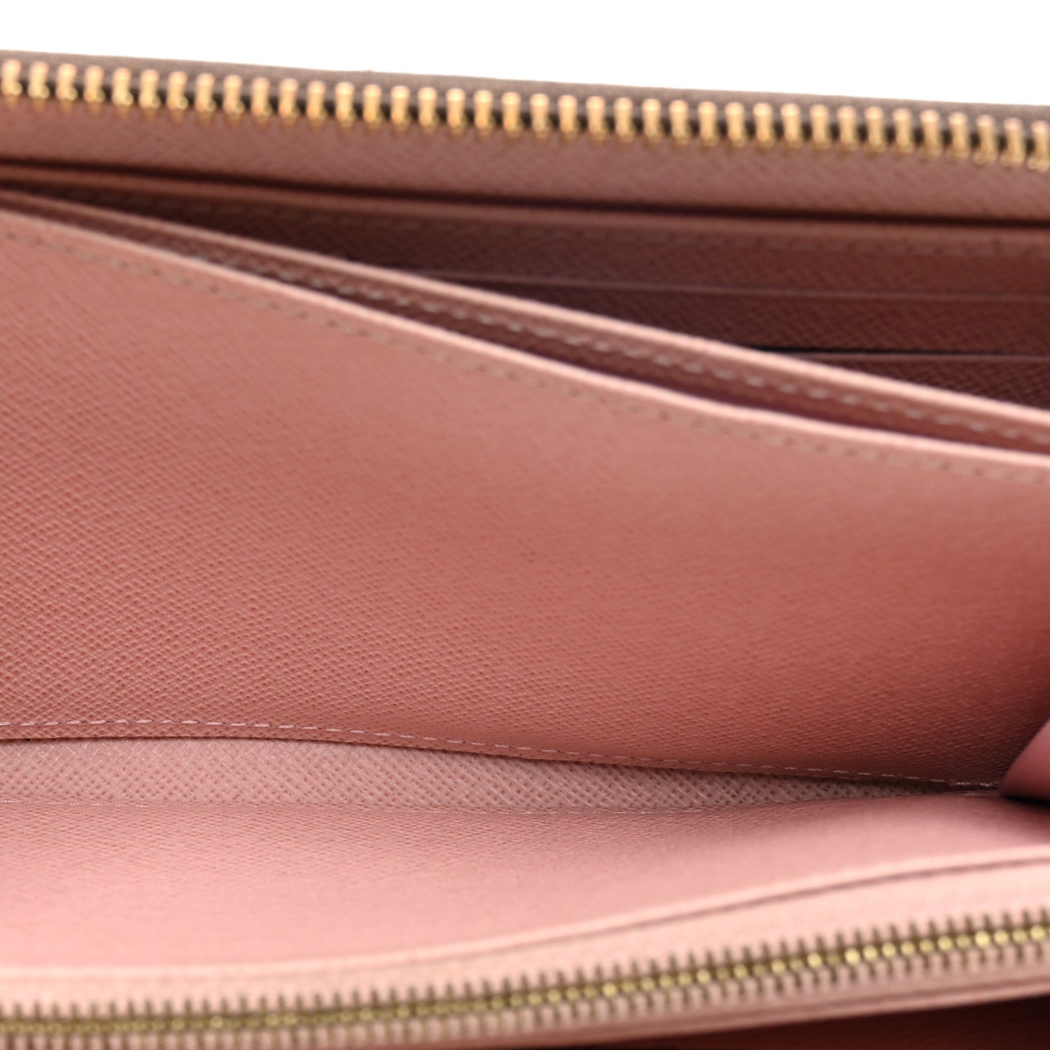 Louis Vuitton Monogram Zippy Wallet Rose Ballerine