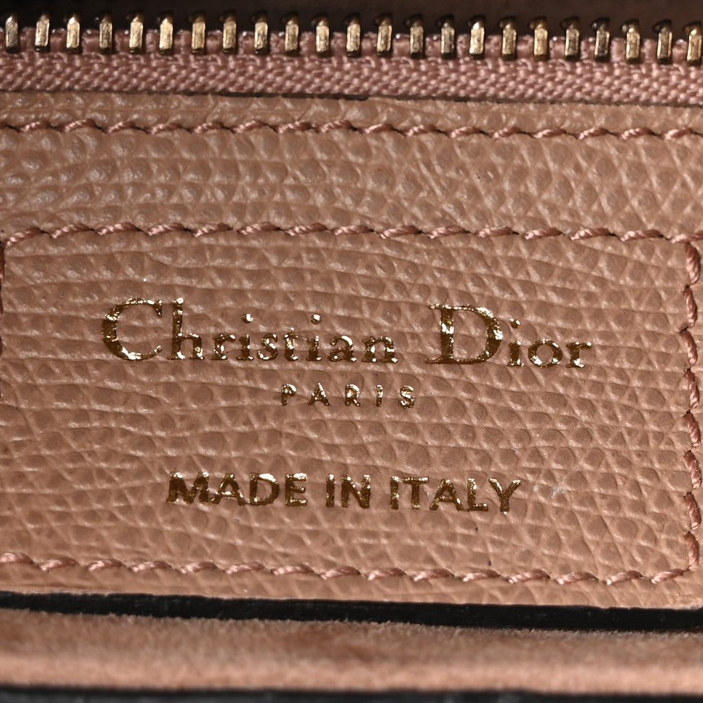 Christian Dior Grained Calfskin Saddle Bag Fard
