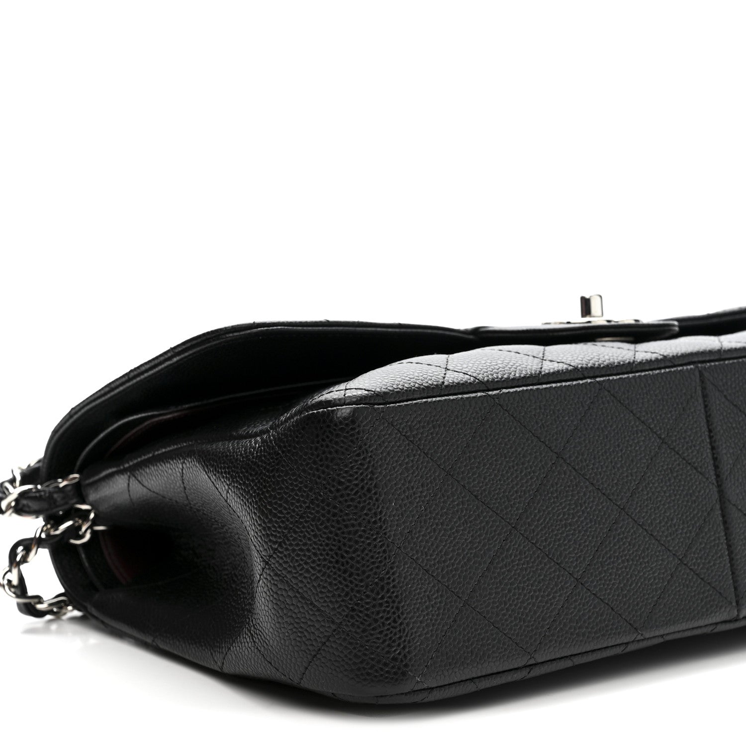 Chanel Caviar Quilted Jumbo Double Flap Black