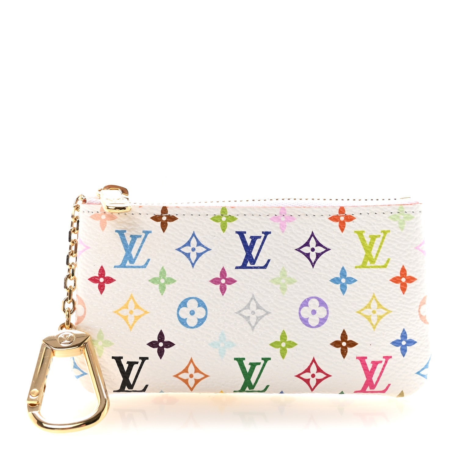 Louis Vuitton LV X TM Monogram Multicolor Key Pouch White
