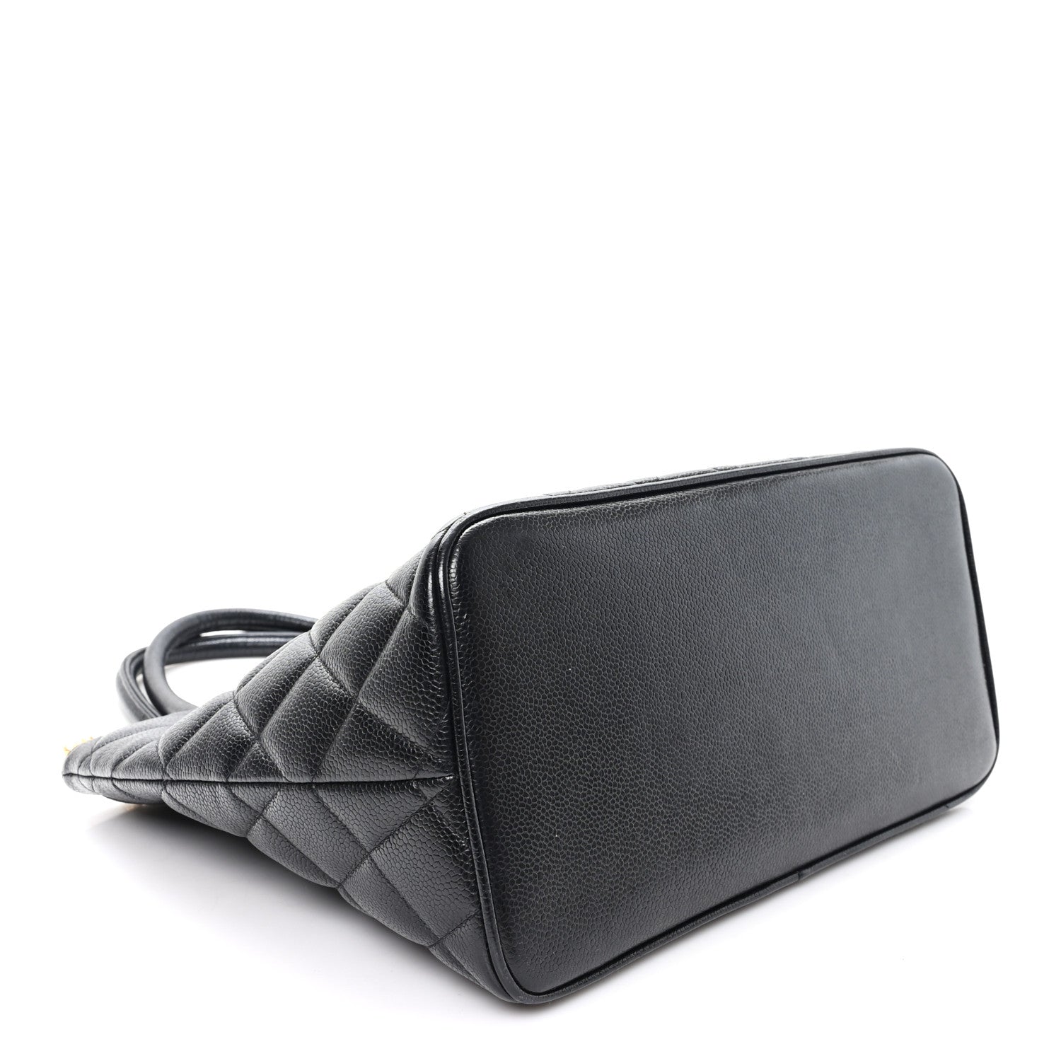 Chanel Caviar Quilted Medallion Tote Black