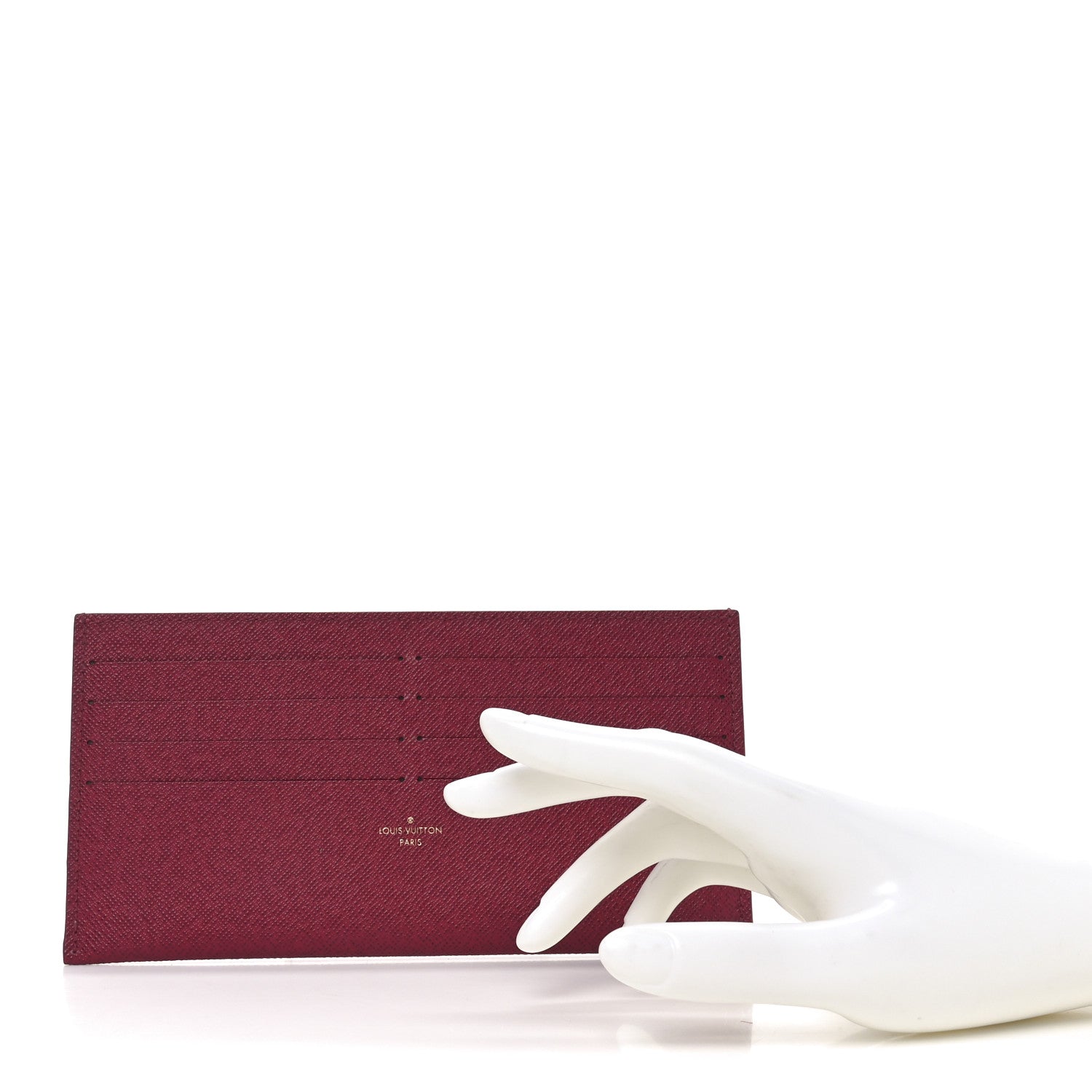 Louis Vuitton Calfskin Felicie Card Holder Insert Fuchsia