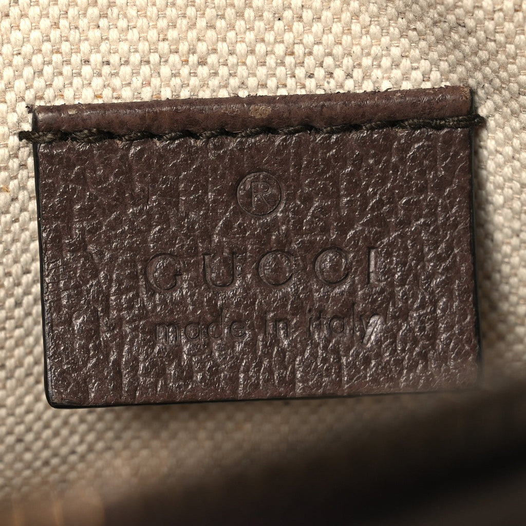 Gucci GG Supreme Monogram Web Mini Ophidia Messenger Brown