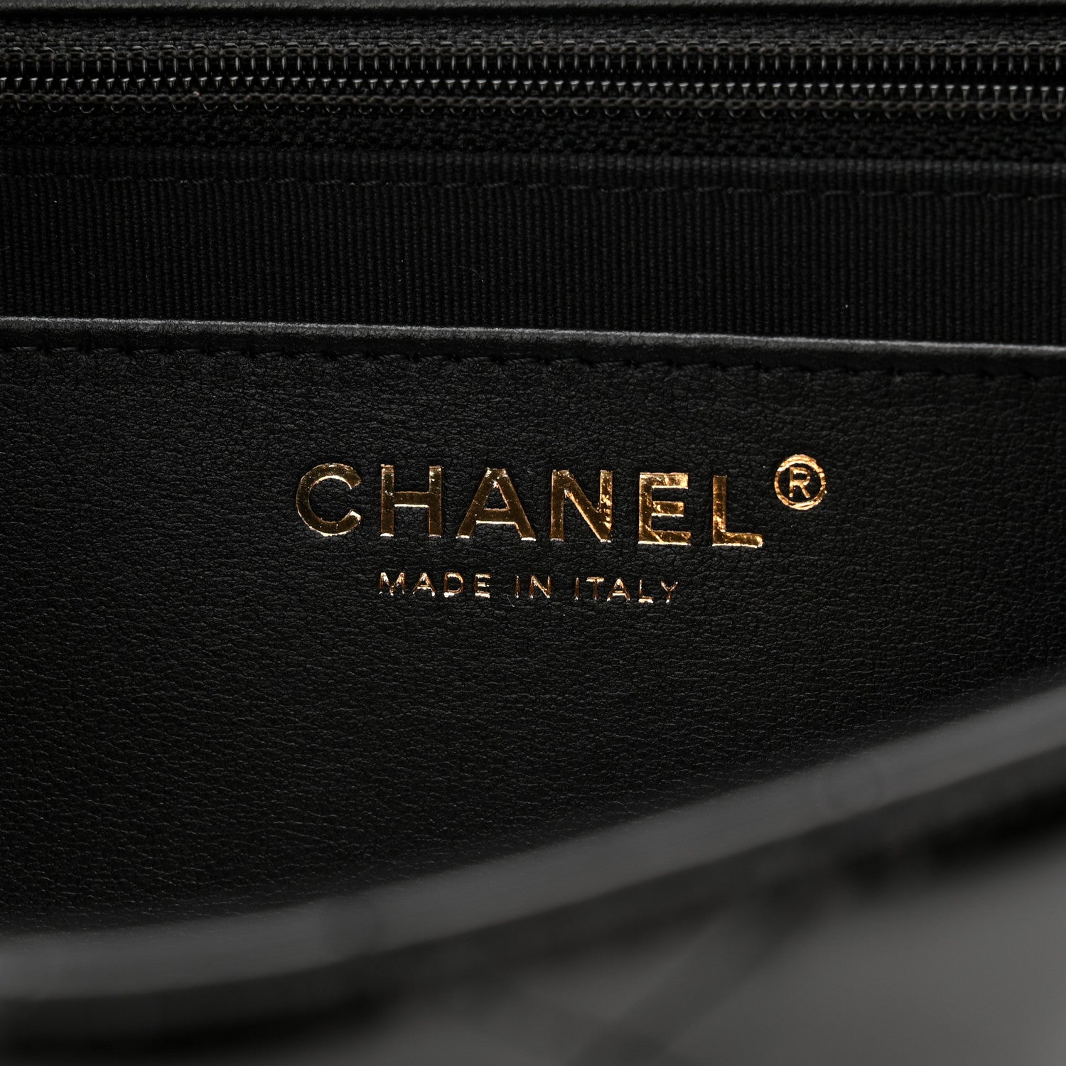 Chanel Patent Quilted Chain Around Heart Flap Black