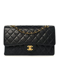 Chanel Caviar Quilted Medium Double Flap Black