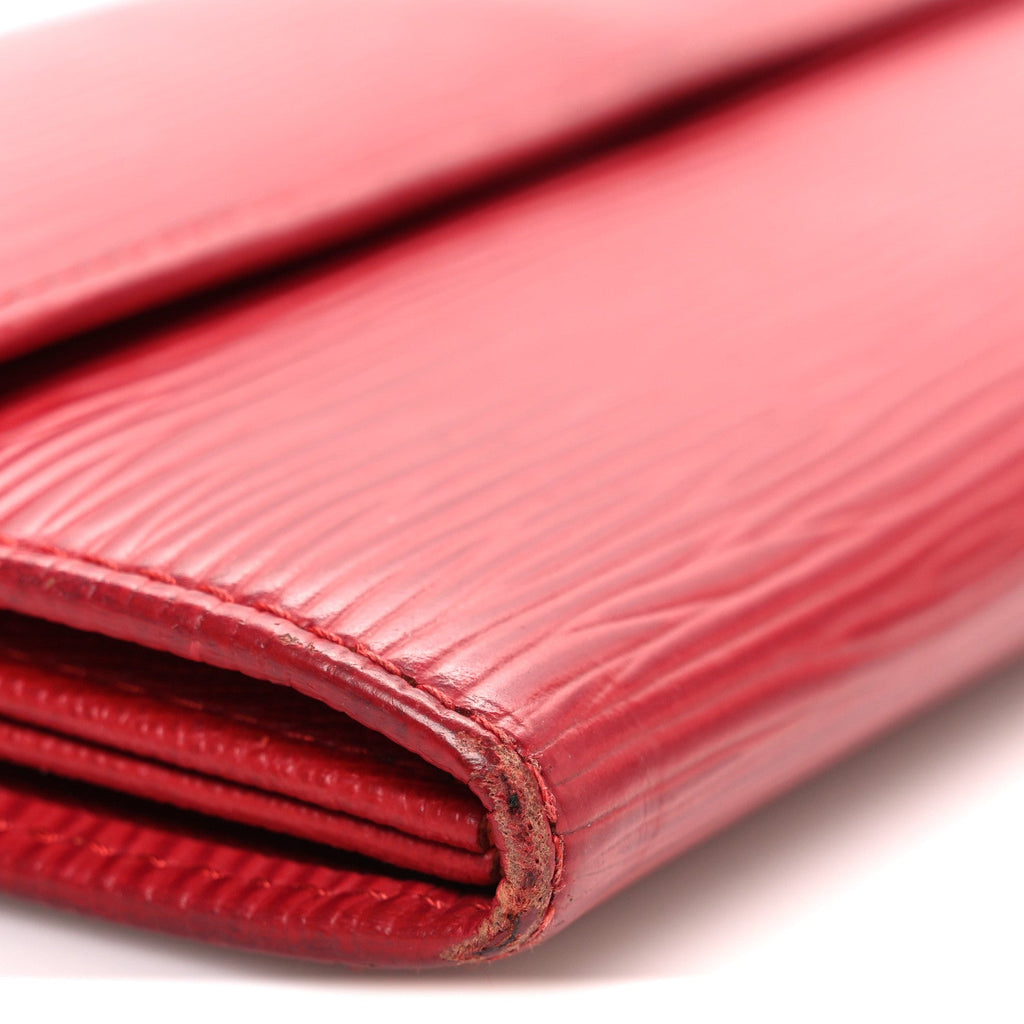 Louis Vuitton Epi Sarah Wallet Castillan Red