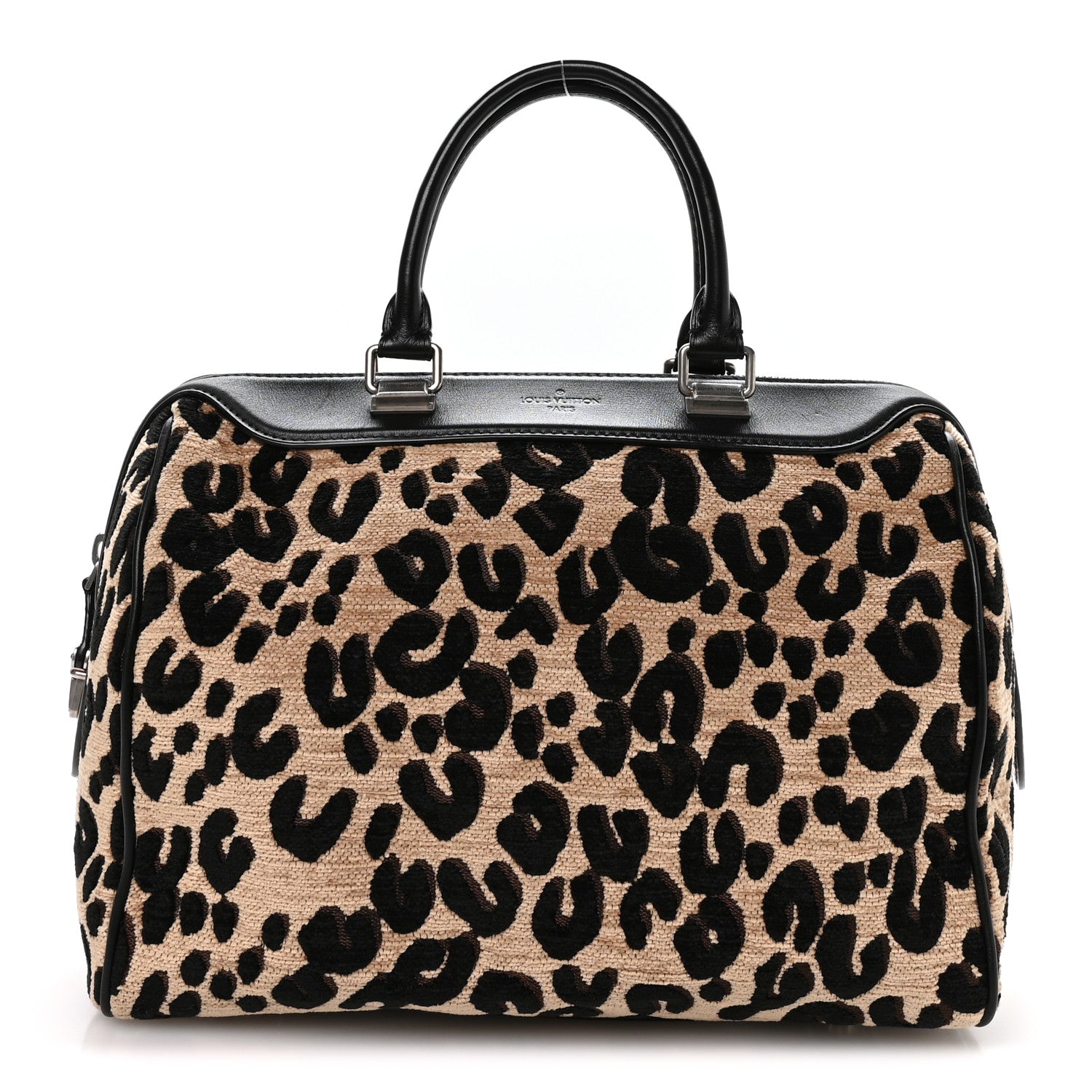 Louis Vuitton Jacquard Velvet Leopard Print Stephen Sprouse Speedy