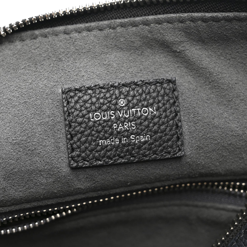 Louis Vuitton Mahina Beaubourg Hobo MM Black