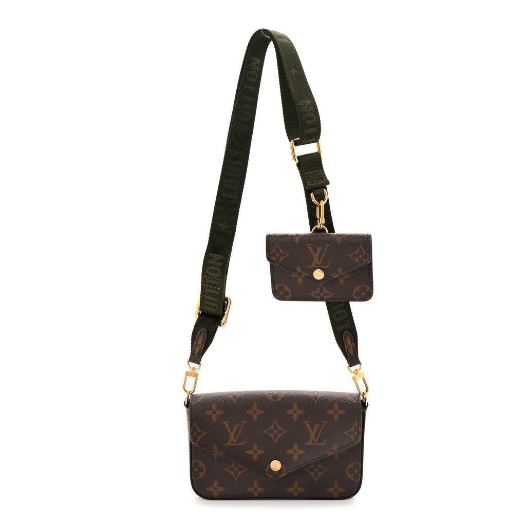 Louis Vuitton Monogram Felicie Strap & Go Kaki