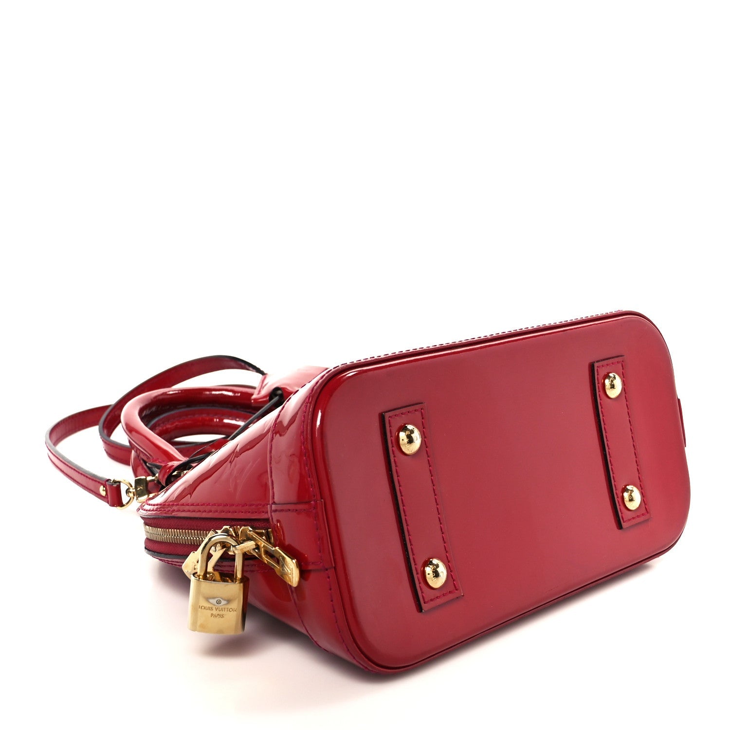 Louis Vuitton Vernis Alma BB Rose Indien