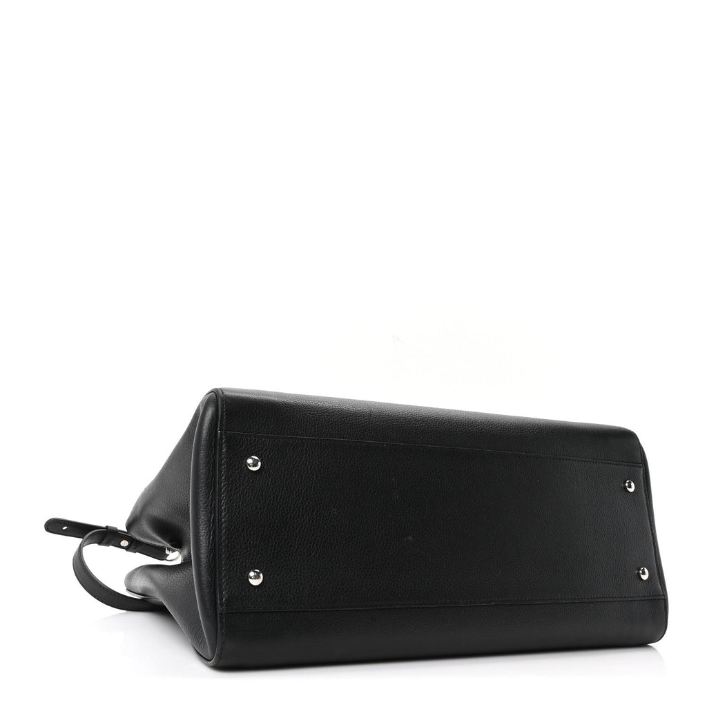 Chanel Grained Calfskin Medium Neo Executive Shopper Tote Black