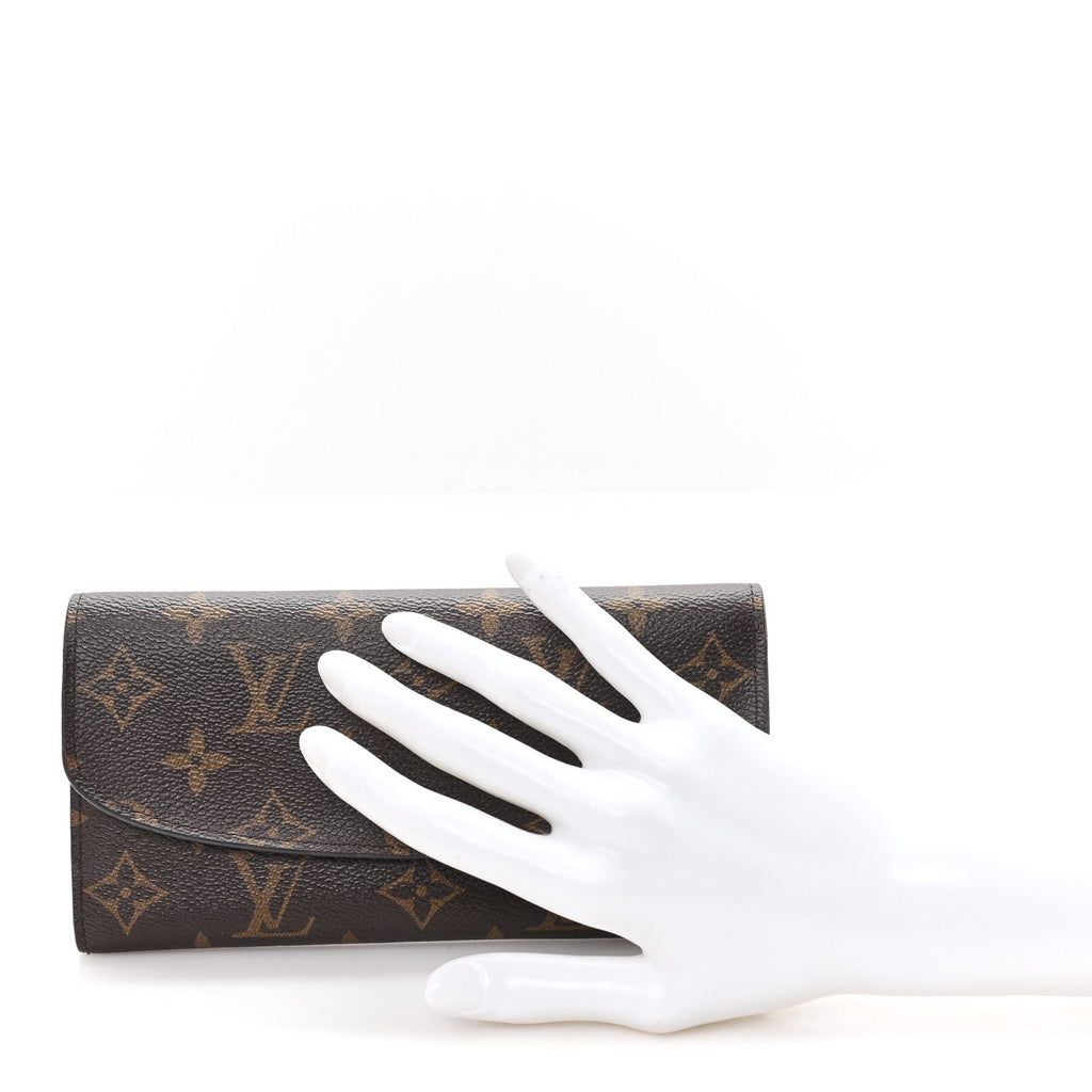Louis Vuitton Monogram Emilie Wallet Rose Ballerine