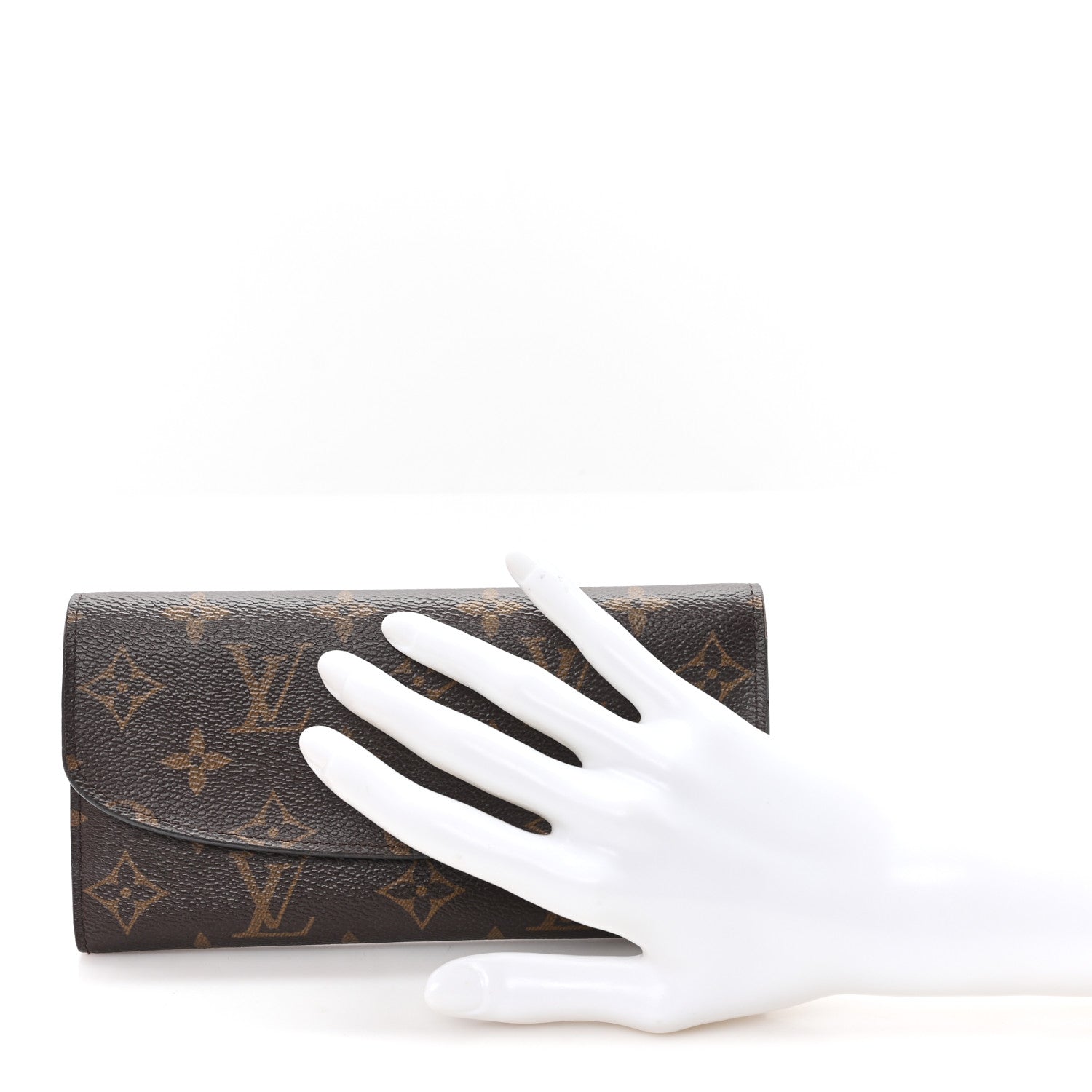 Louis Vuitton Monogram Emilie Wallet Rose Ballerine