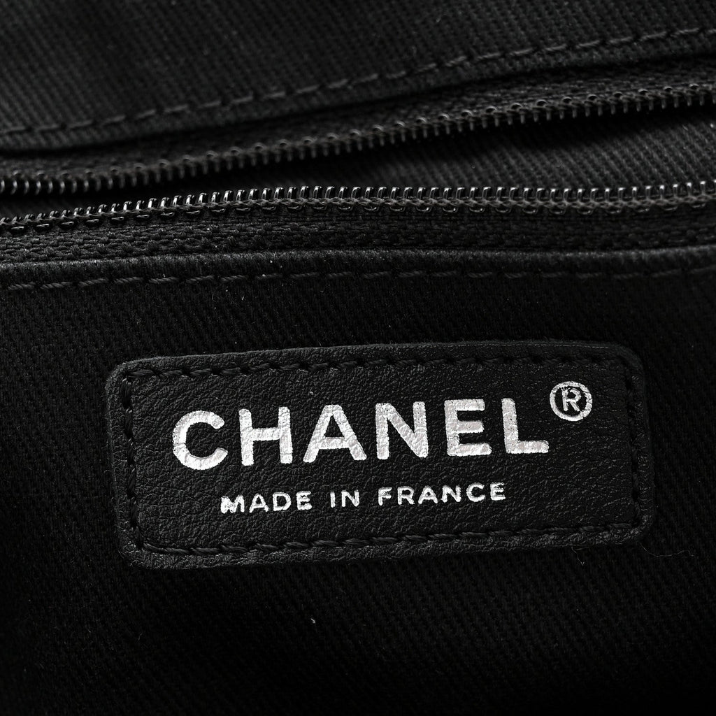 Chanel Metallic Caviar Half Moon Large Flap Bronze