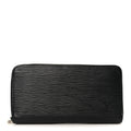 Louis Vuitton Epi Zippy Wallet Black