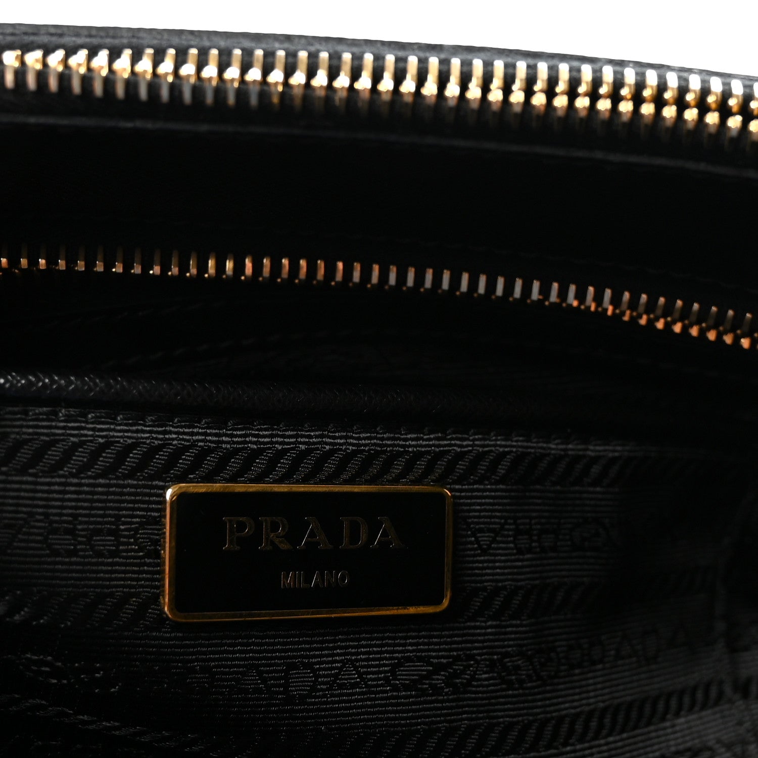Prada Saffiano Medium Galleria Double Zip Tote Black