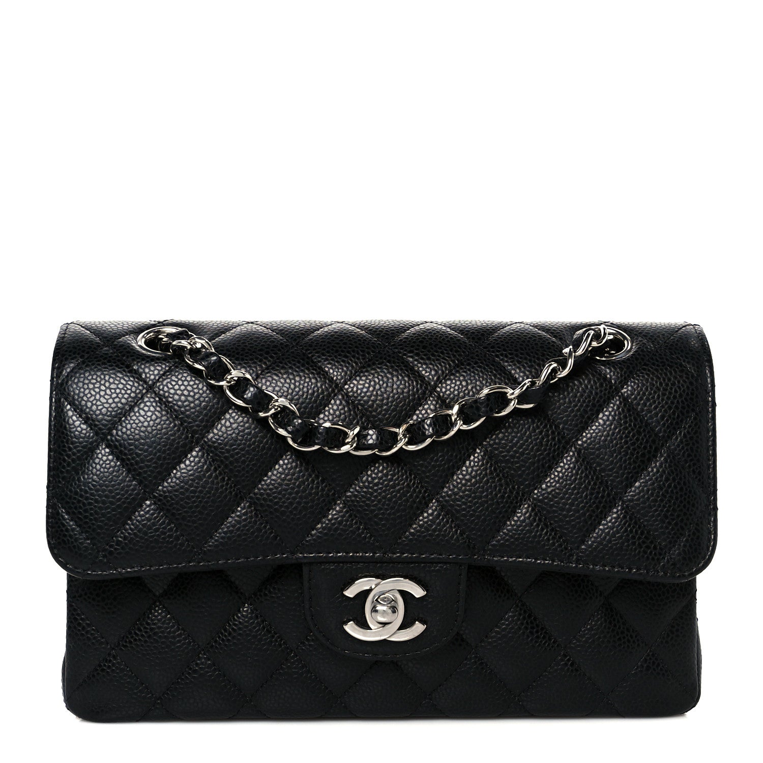 Chanel Caviar Quilted Small Double Flap Black